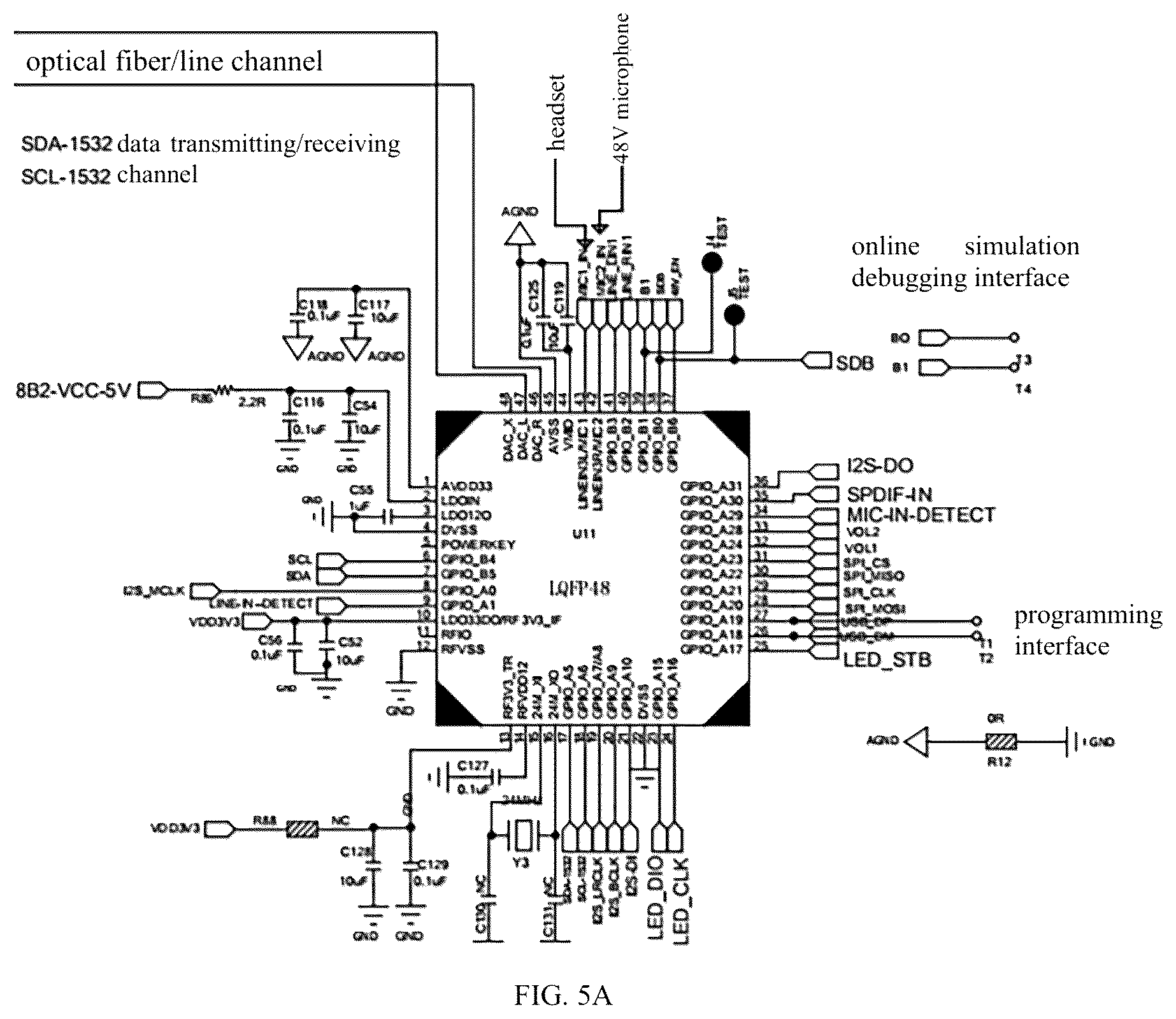 Patent US12108201 Figure 7 – USB game microphone with double sound card output devices