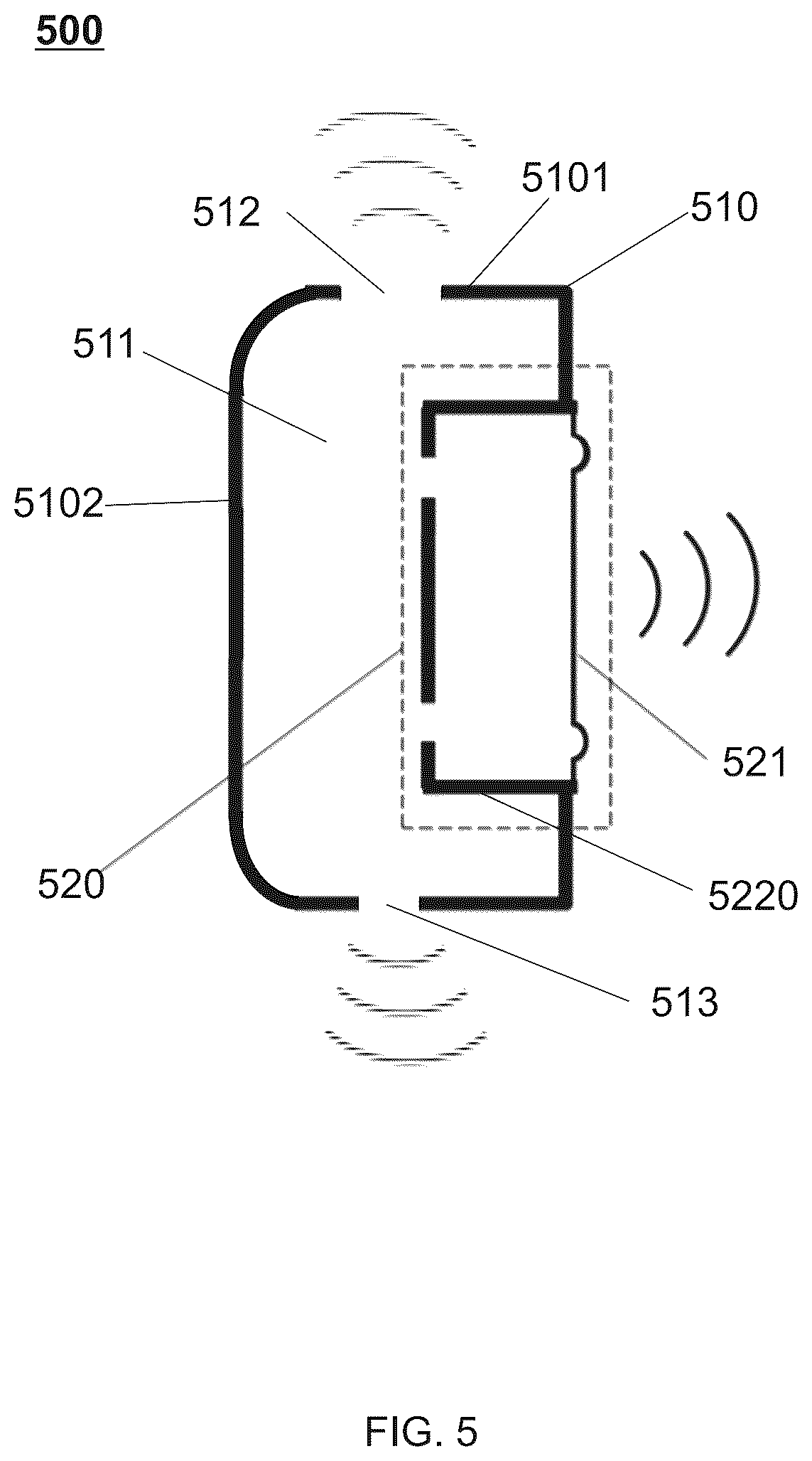 Patent US12108208 Figure 5 – Acoustic output devices