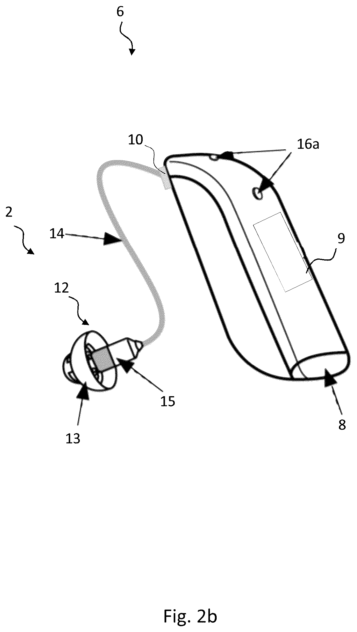 Patent US12108217 Figure 3 – CROS unit for a CROS hearing device system