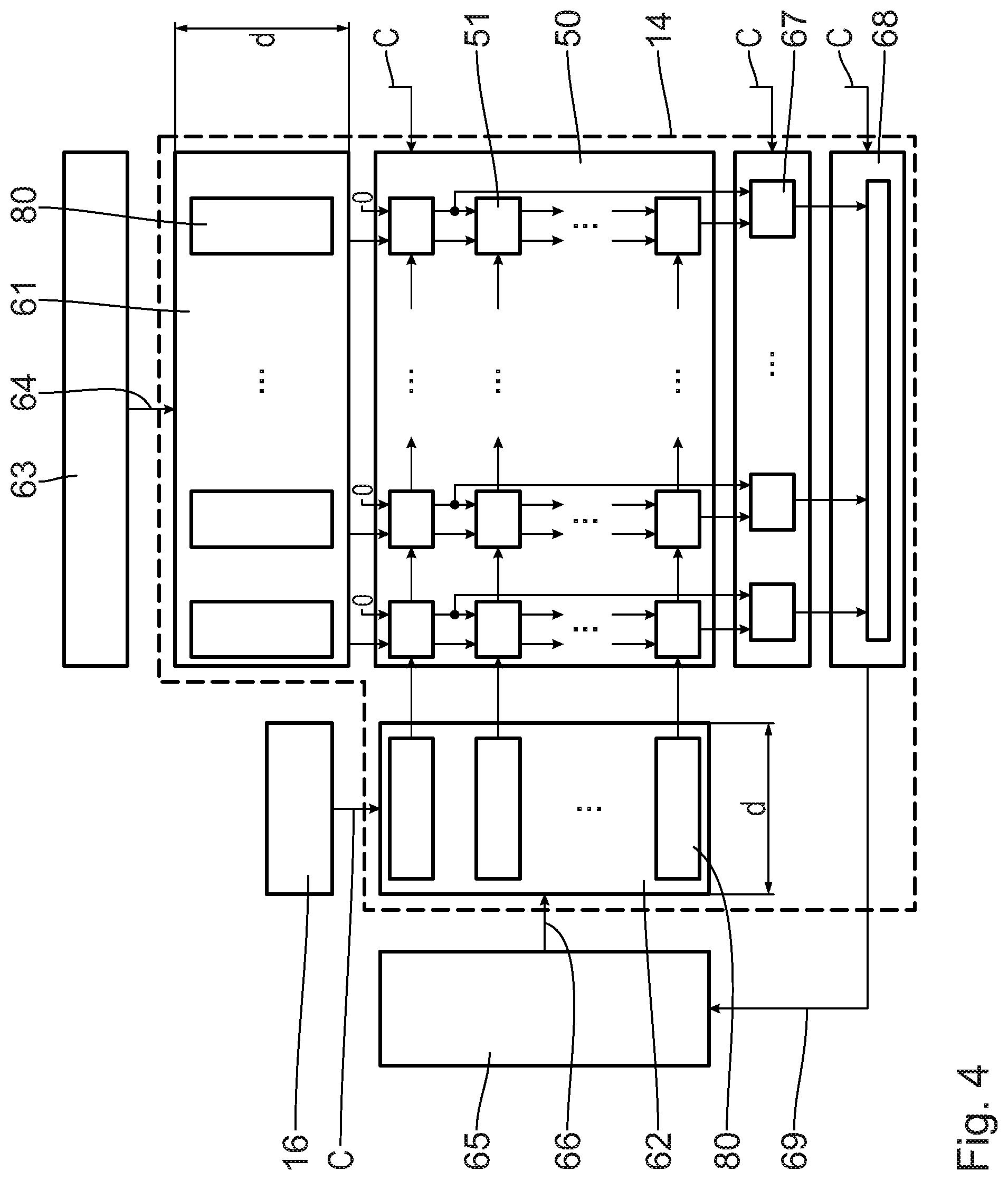 Patent US12108219 Figure 4 – Processing chip for processing audio signals using at least one deep neural network in a hearing device