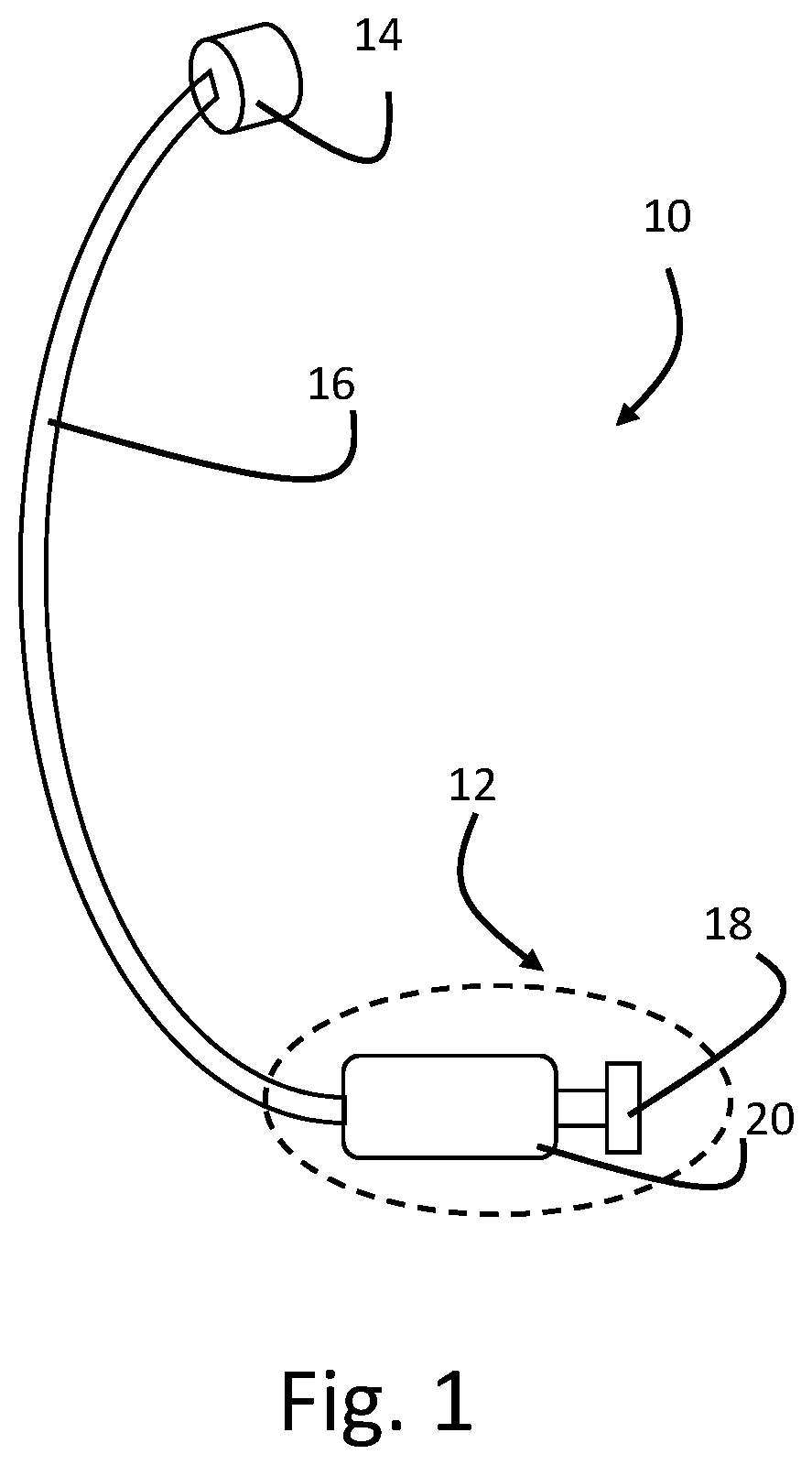 Patent US12108221 Figure 1 – Assembly for hearing aid