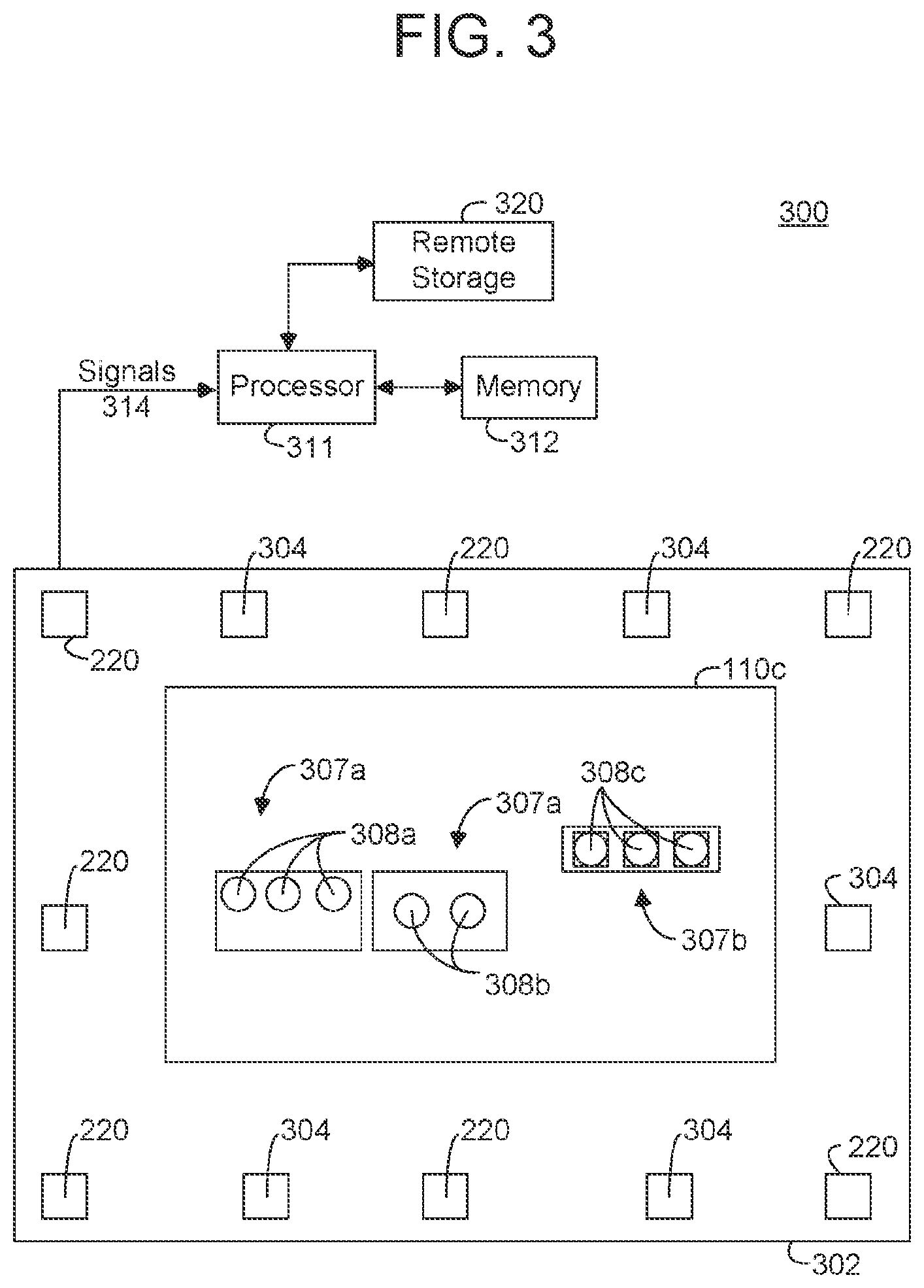 Patent US12108222 Figure 3 – Acoustical or vibrational monitoring in a guided assembly system