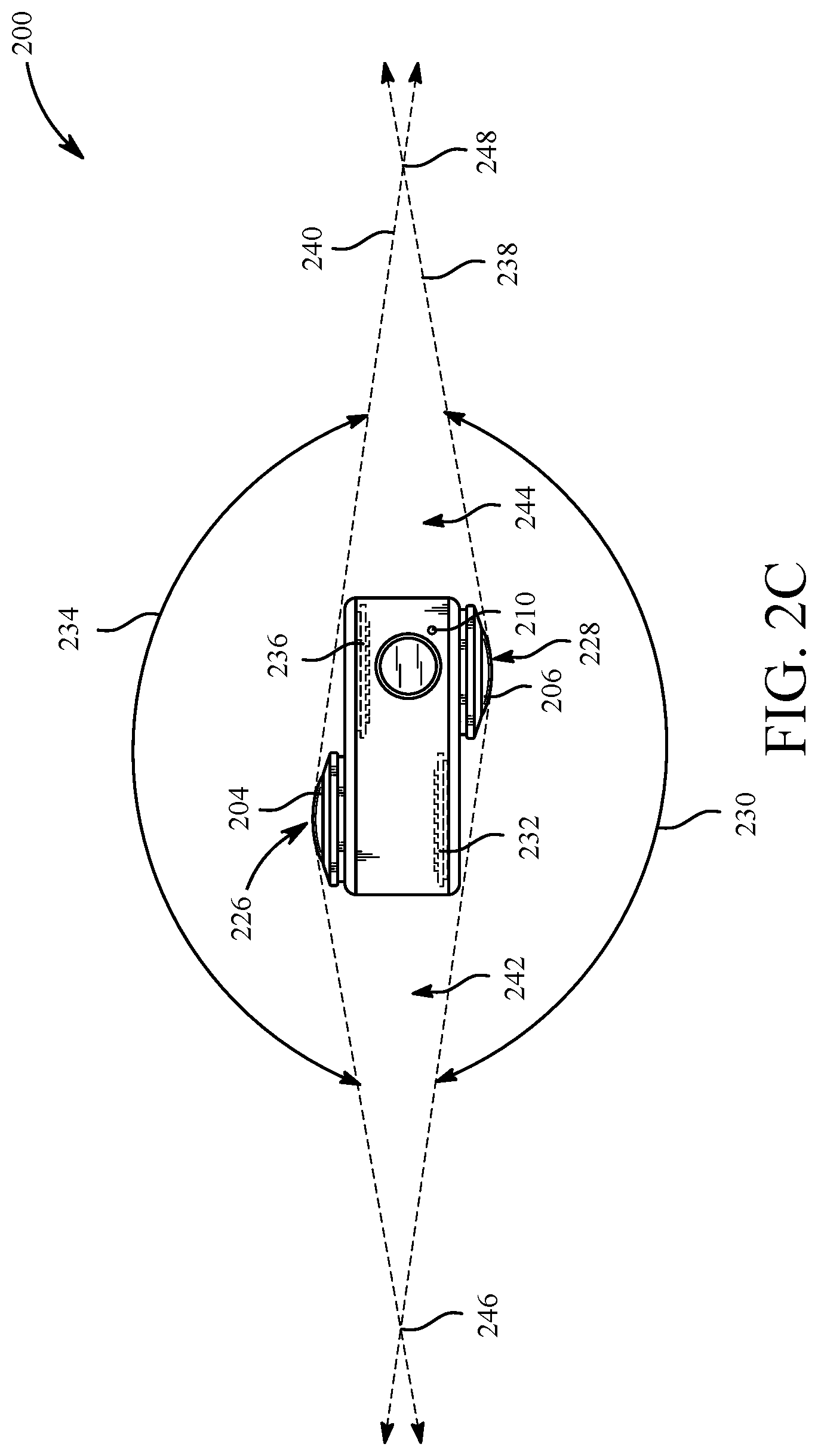 Patent US12108224 Figure 3 – Method and apparatus for dynamic reduction of camera body acoustic shadowing in wind noise processing