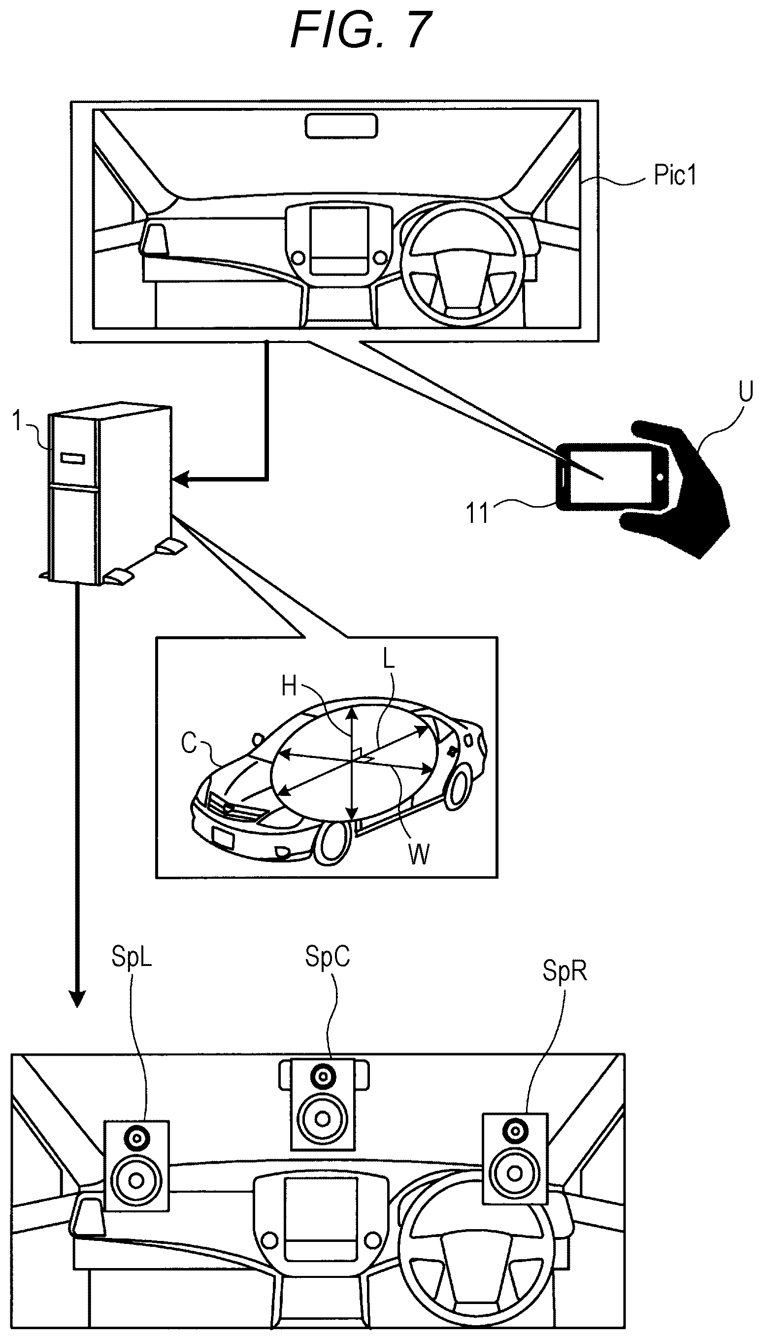 Patent US12108240 Figure 7 – Acoustic processing apparatus, acoustic processing method, and acoustic processing program