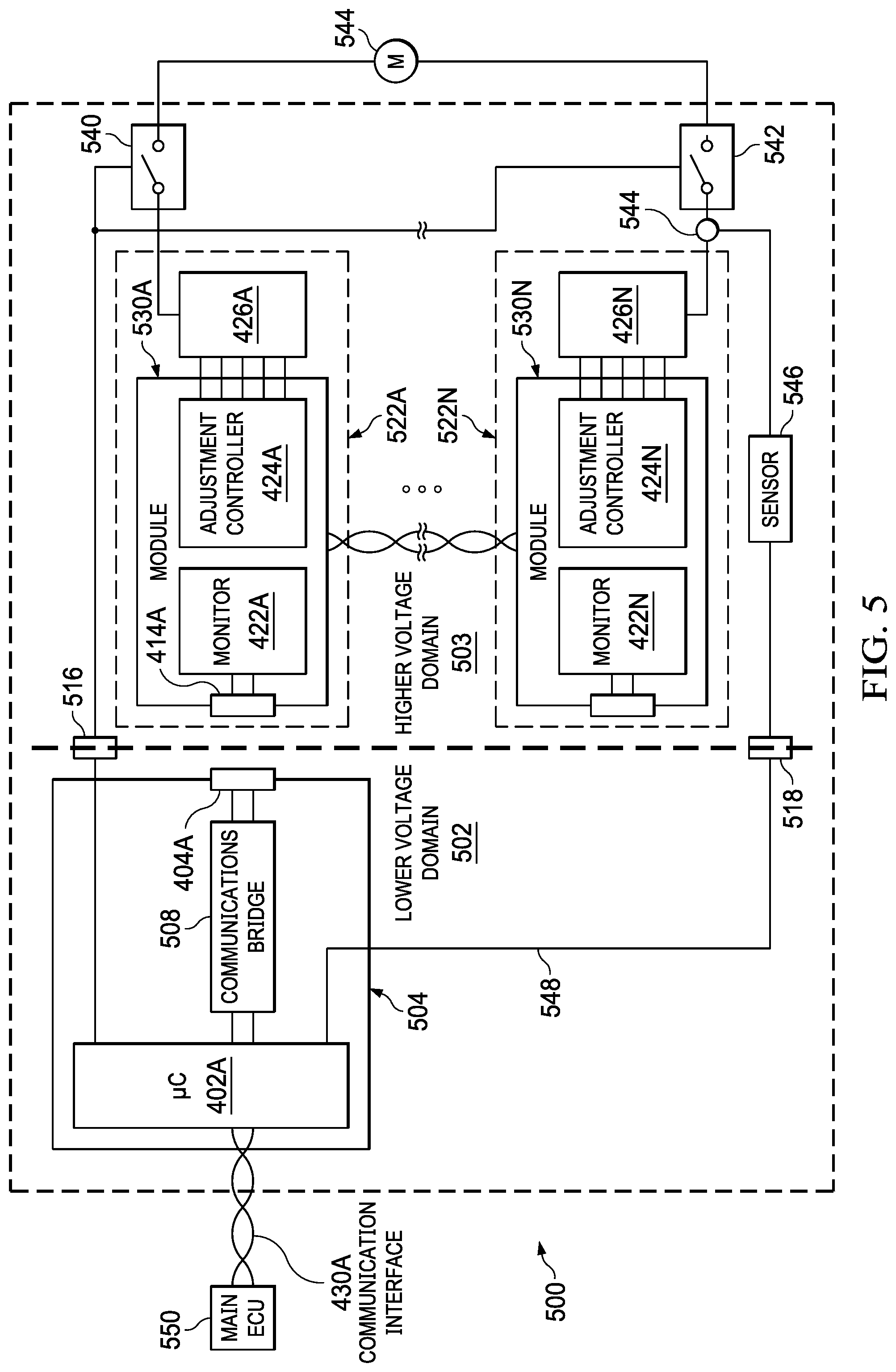Patent US12108246 Figure 5 – Key refreshment with session count for wireless management of modular subsystems