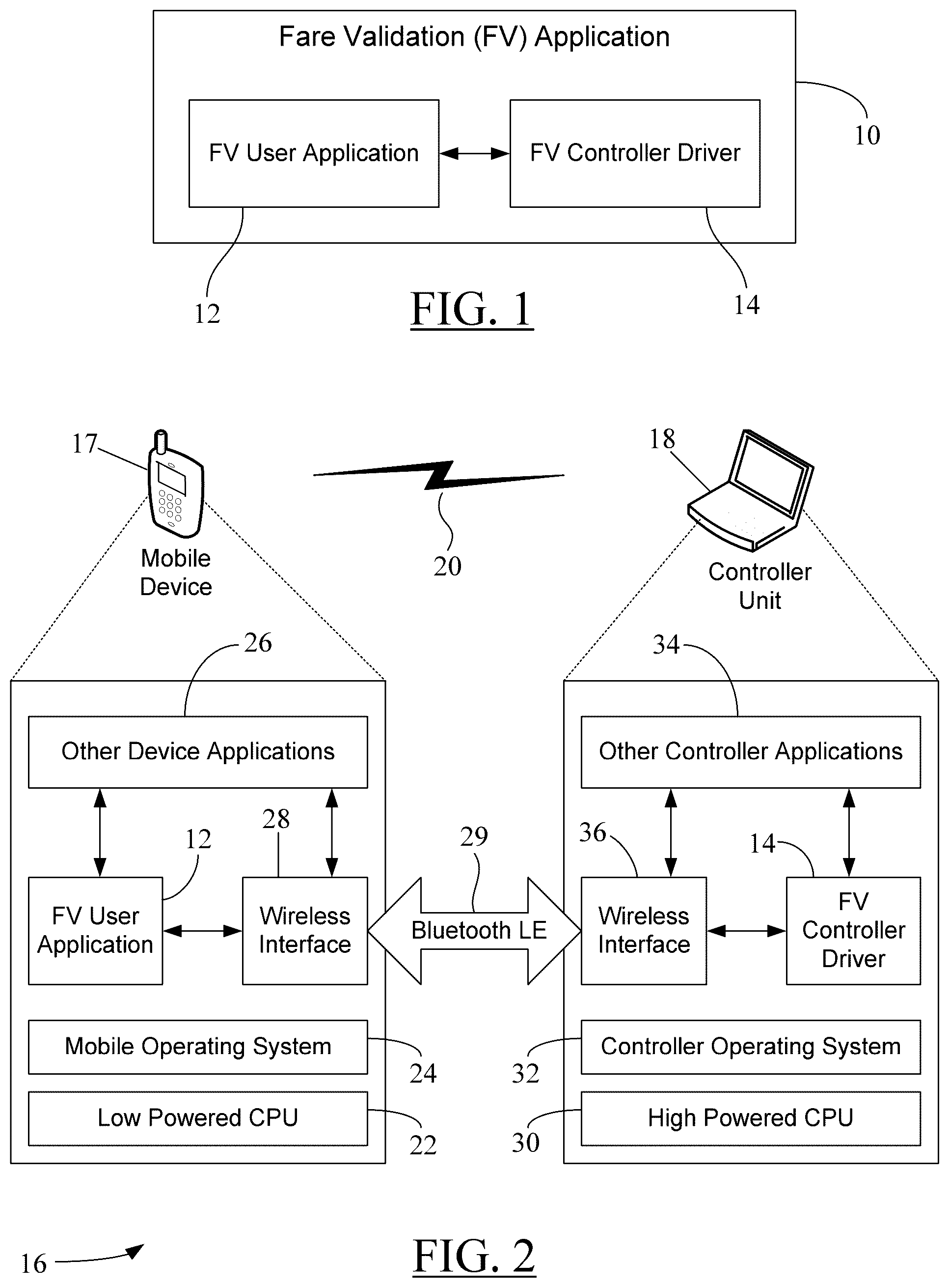 Patent US12108252 Figure 1 – Short range wireless translation methods and systems for hands-free fare validation