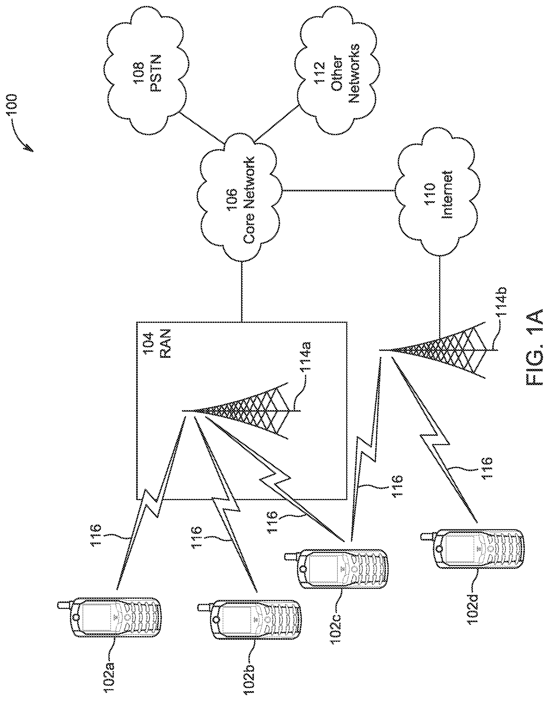Patent US12108276 Figure 1 – Quality of service management for interworking between different communication architectures