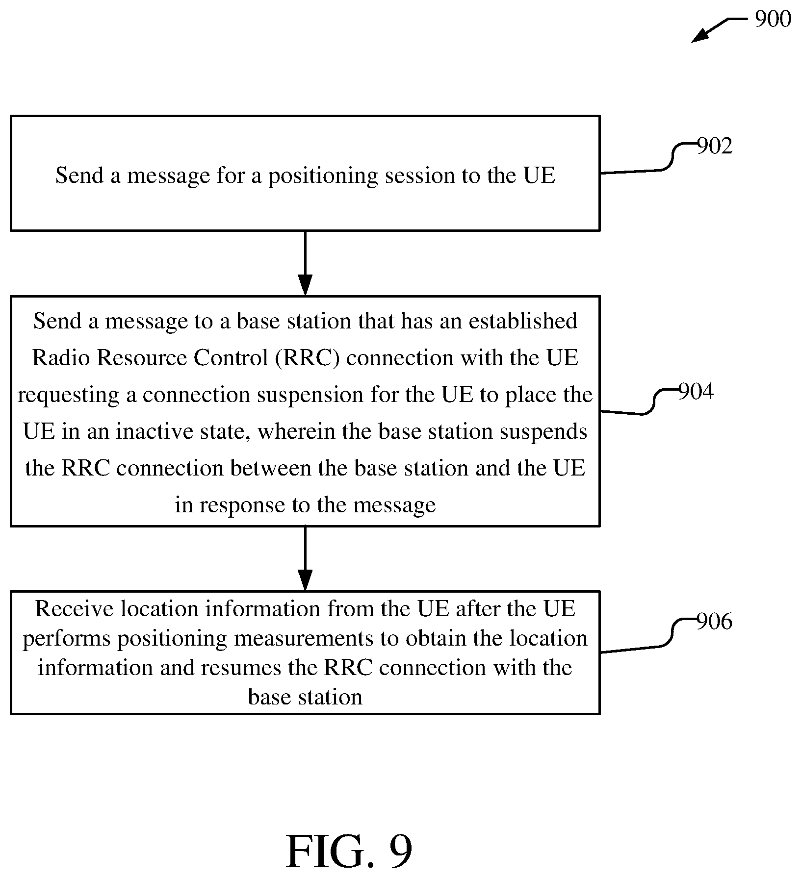 Patent US12108305 Figure 9 – System and methods for power efficient positioning of a mobile device