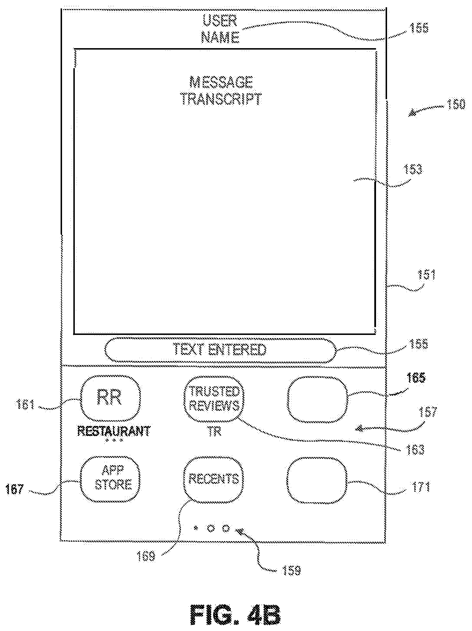 Patent US12108310 Figure 6 – Message extension app store