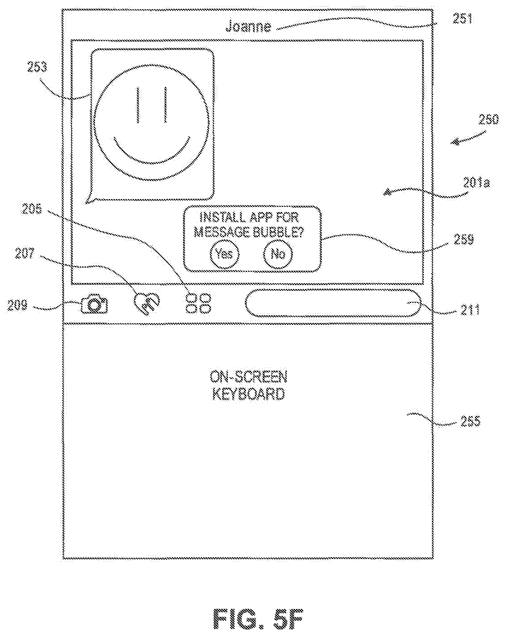 Patent US12108310 Figure 12 – Message extension app store