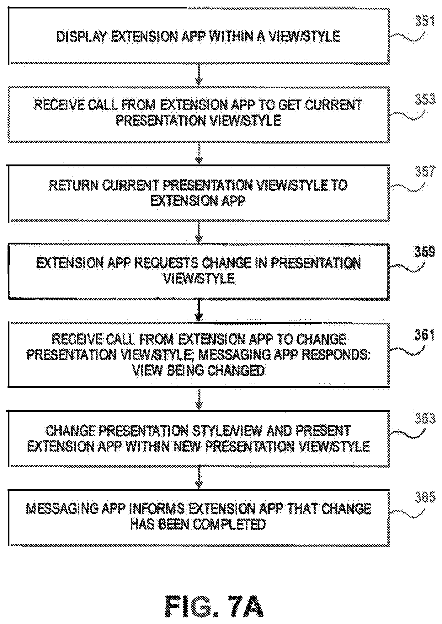 Patent US12108310 Figure 14 – Message extension app store