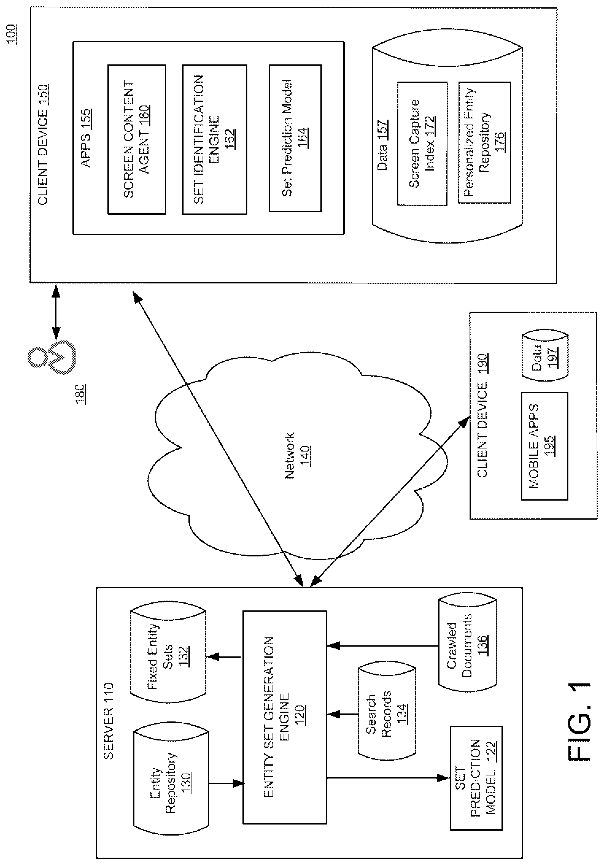 Patent US12108314 Figure 1 – Personalized entity repository