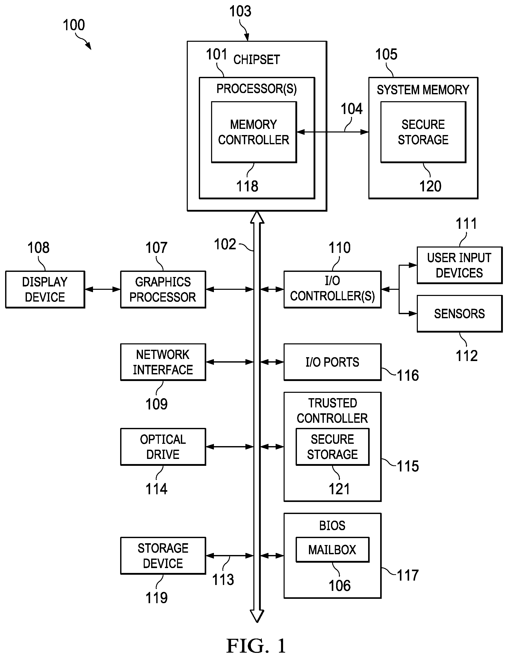 Patent US12108317 Figure 1 – Seamless pairing of wireless devices in hoteling environments
