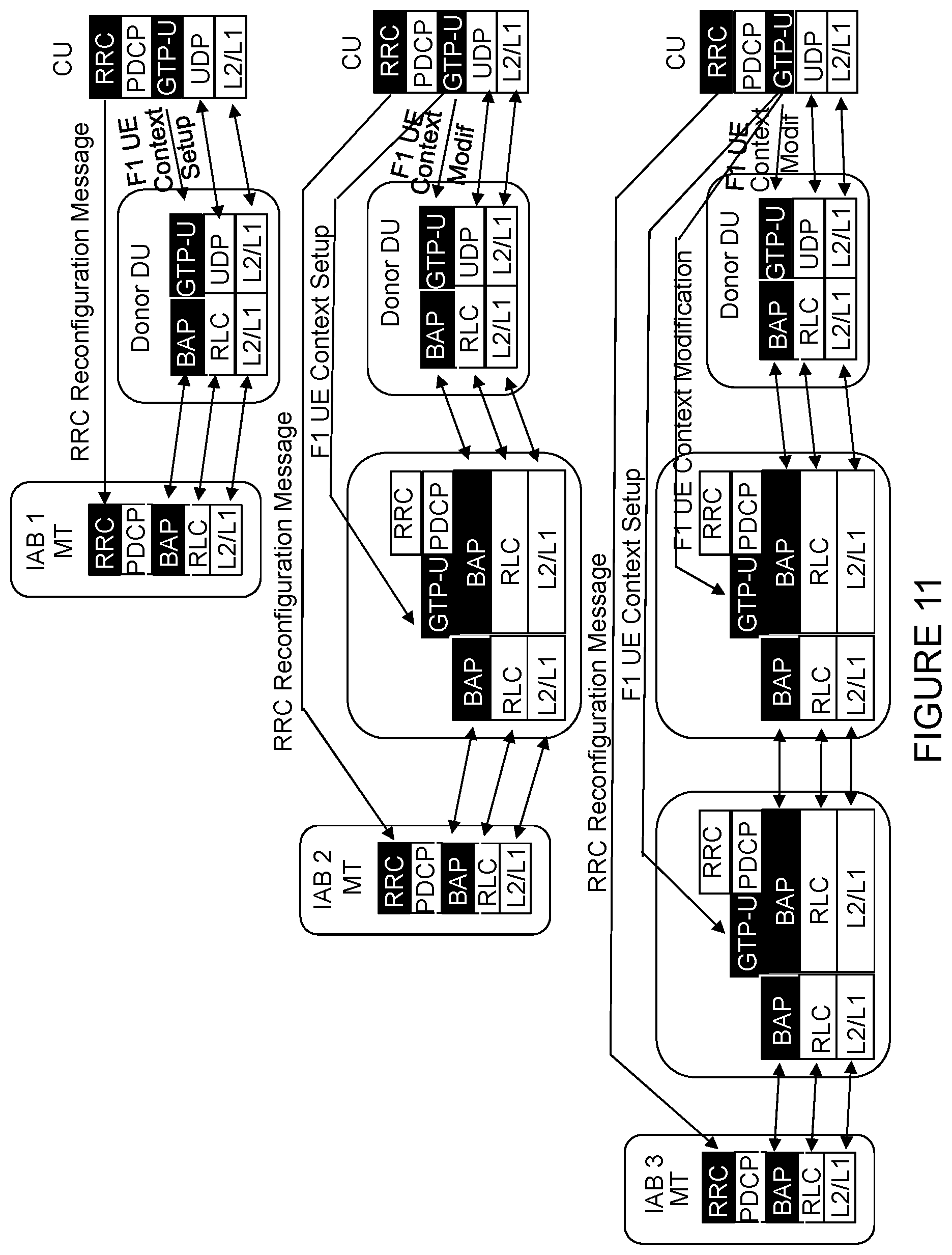 Patent US12108321 Figure 13 – Enabling uplink routing that supports multi-connectivity in integrated access back-haul networks