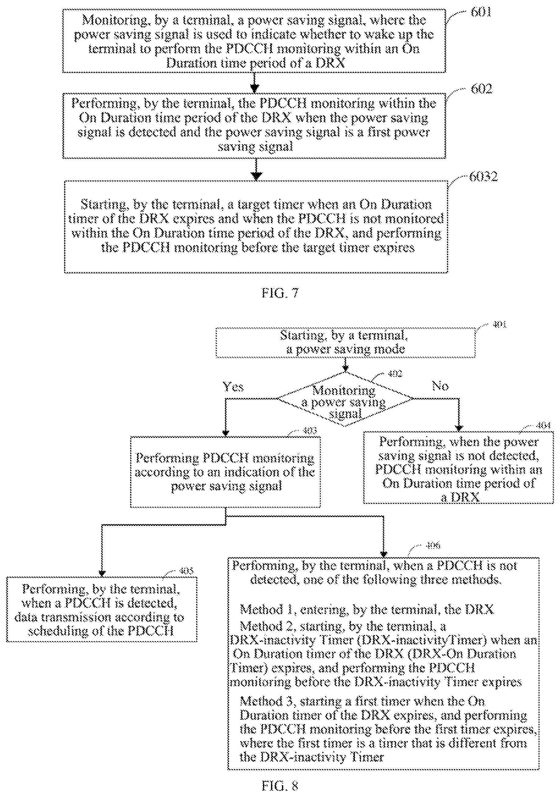 Patent US12108334 Figure 3 – Method and device for monitoring physical downlink control channel, and terminal