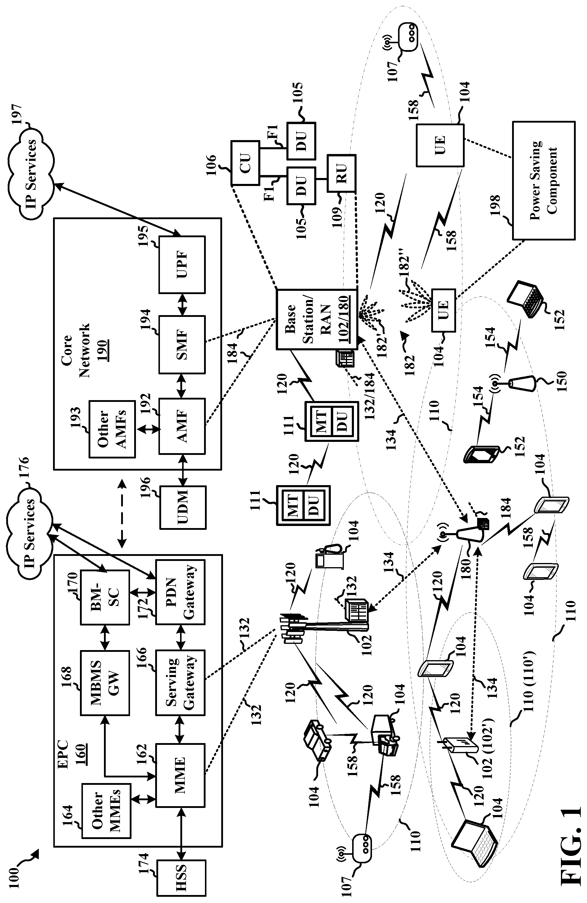 Patent US12108337 Figure 1 – Resource reservation indication for mode 2 resource allocation with power saving