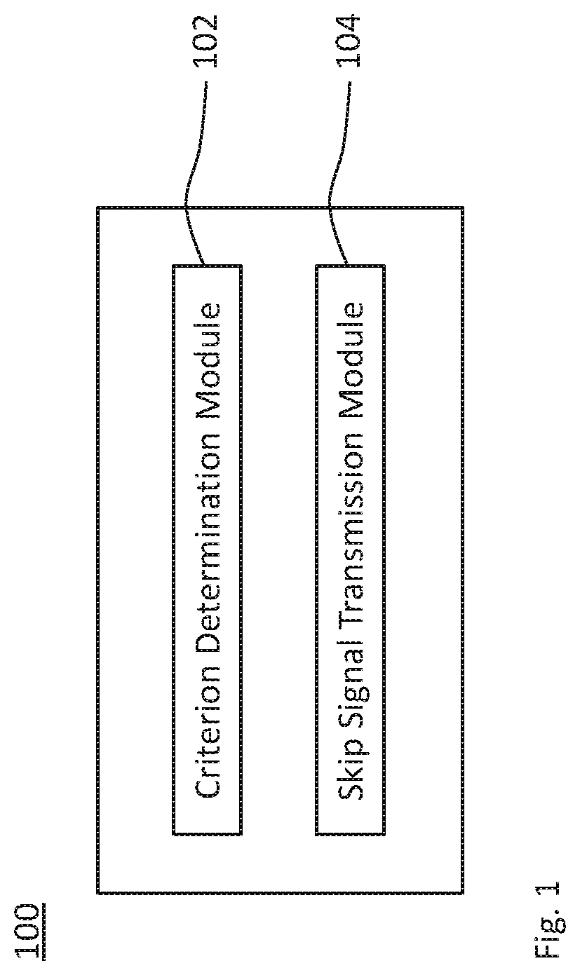 Patent US12108342 Figure 1 – Technique for skip signal transmission