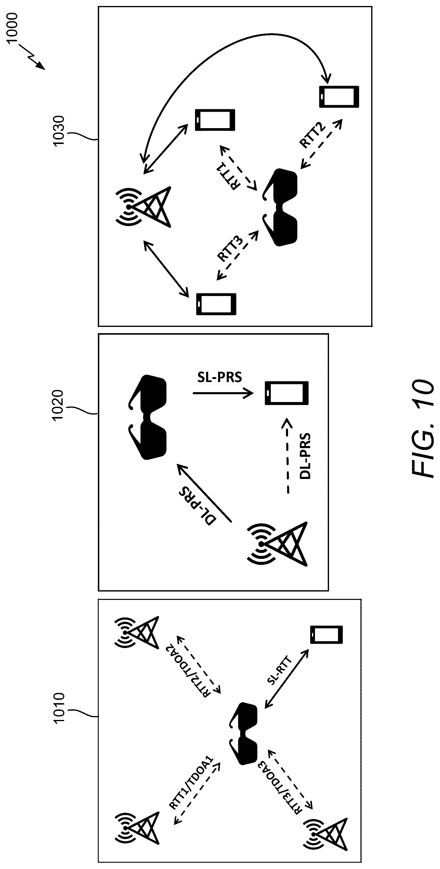 Patent US12108381 Figure 13 – Sidelink anchor group for sidelink position estimation