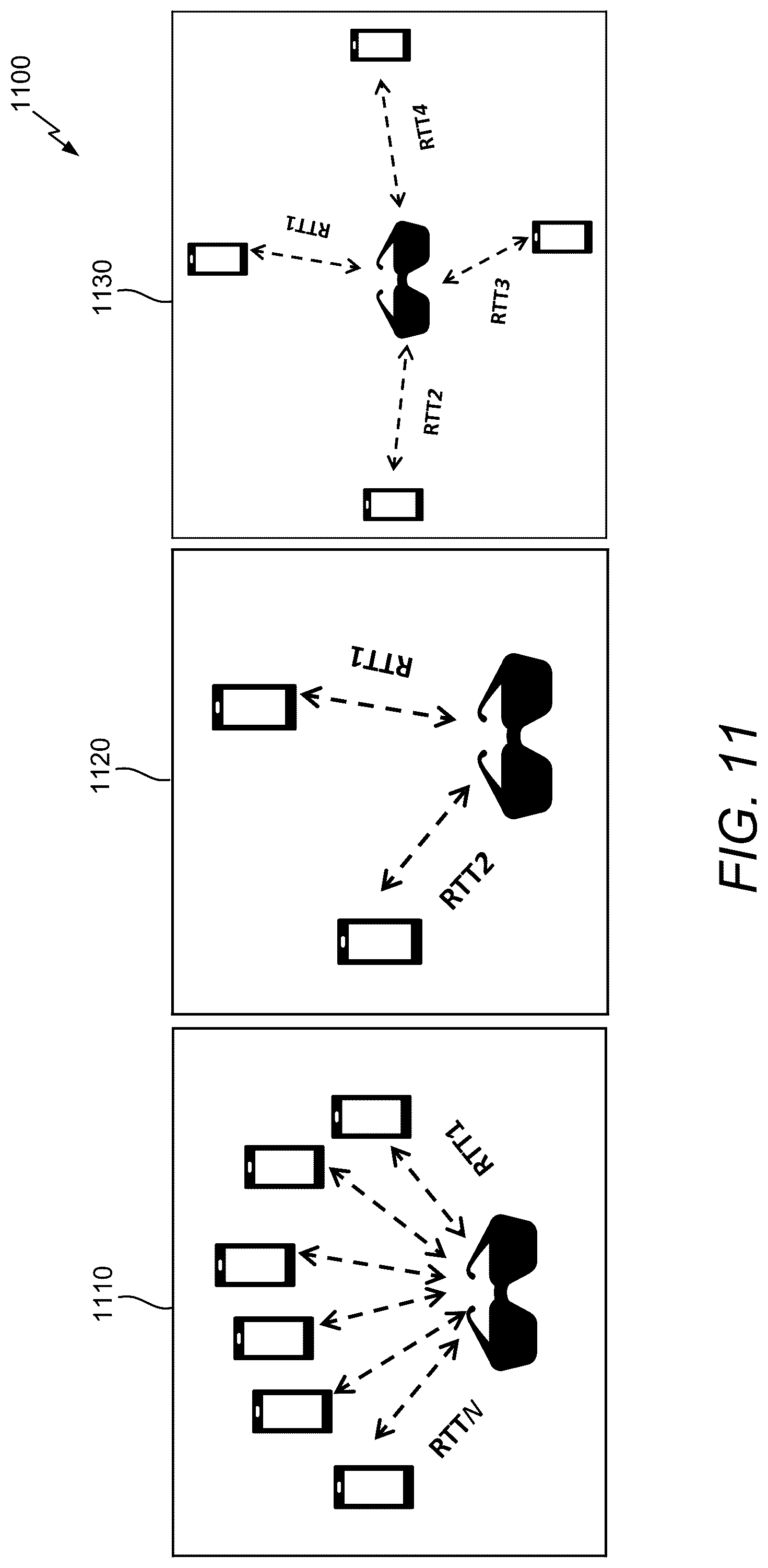 Patent US12108381 Figure 14 – Sidelink anchor group for sidelink position estimation