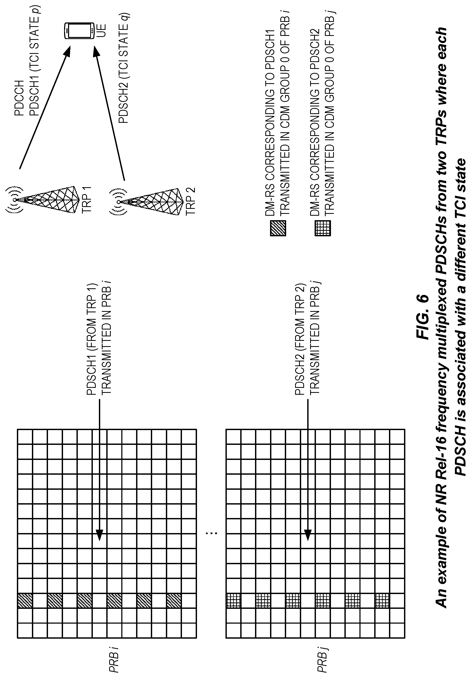 Patent US12108393 Figure 6 – Method for differentiating multiple physical downlink shared channel (PDSCH) transmission schemes