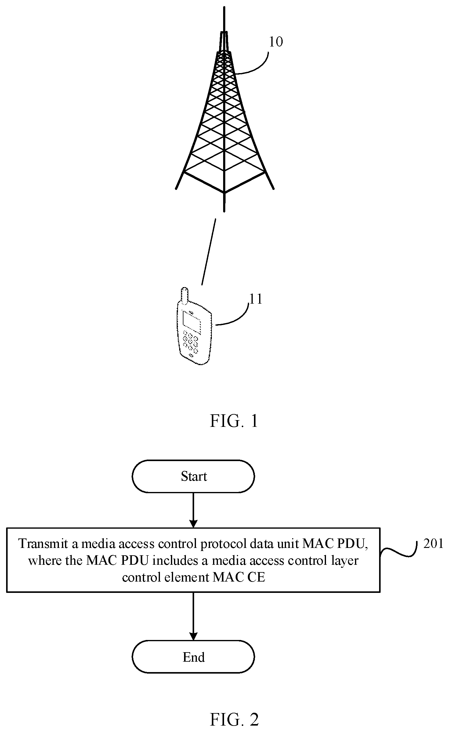 Patent US12108409 Figure 1 – Information transmitting method and terminal
