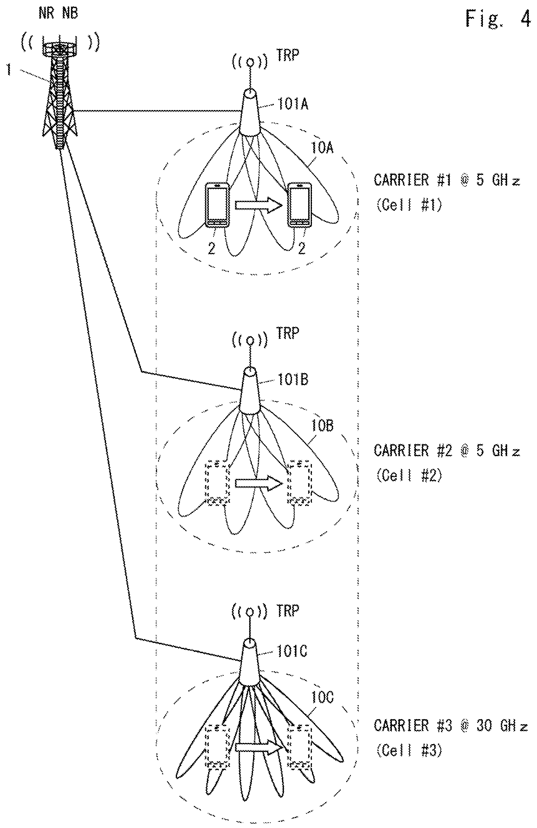 Patent US12108422 Figure 4 – Methods and apparatuses for selecting beam in carrier aggregation