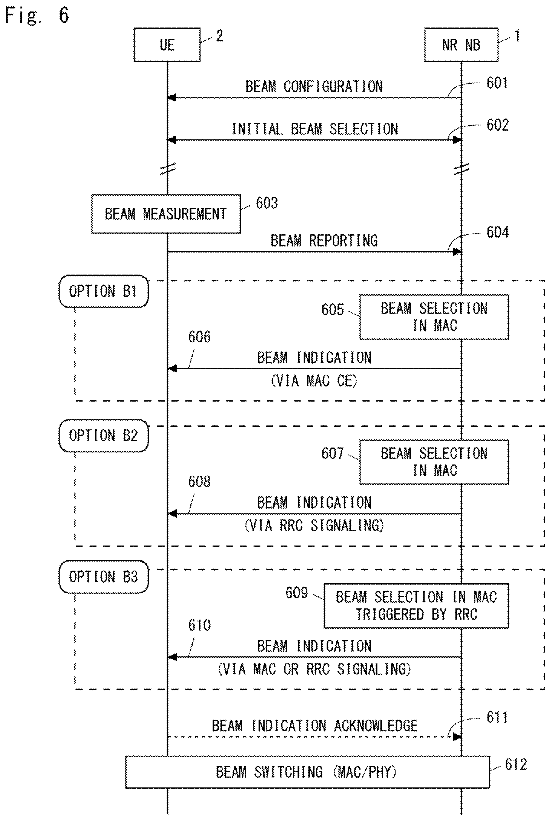 Patent US12108422 Figure 6 – Methods and apparatuses for selecting beam in carrier aggregation