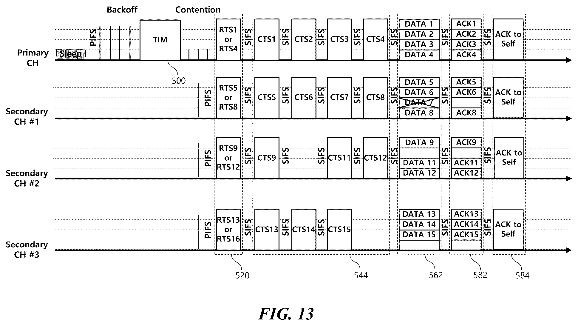 Patent US12108437 Figure 13 – Wireless communication method for saving power and wireless communication terminal using same