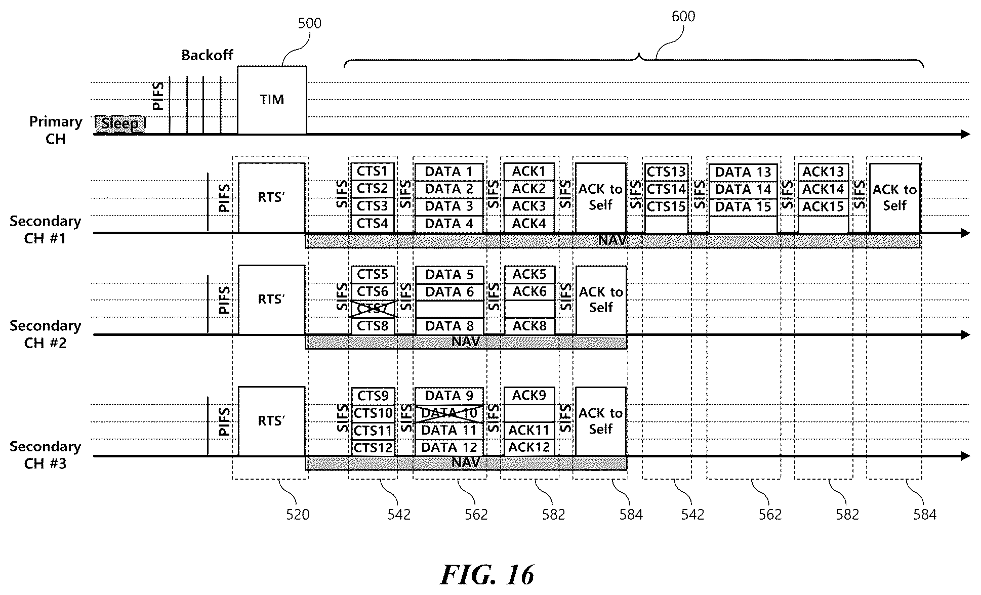Patent US12108437 Figure 16 – Wireless communication method for saving power and wireless communication terminal using same