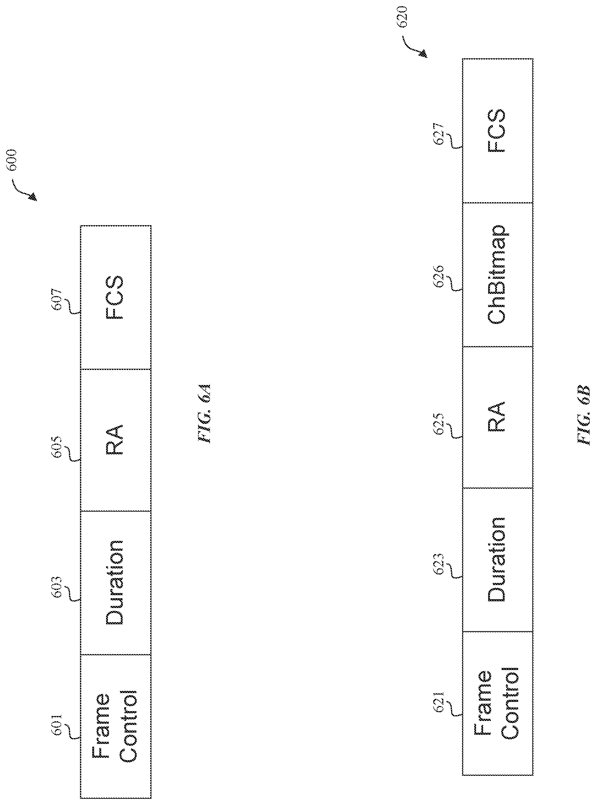 Patent US12108447 Figure 6 – Request to send (RTS)/clear to send (CTS) frames and transmission rules