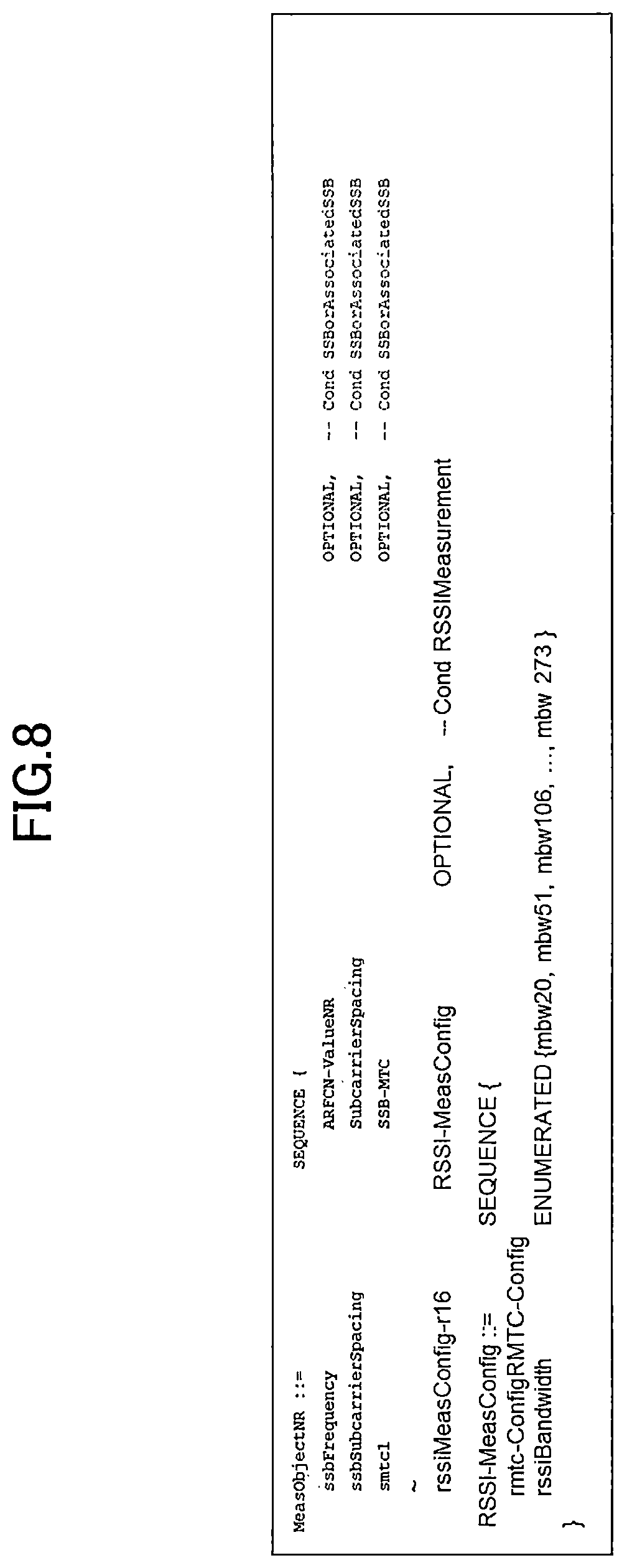 Patent US12108450 Figure 8 – Terminal, communication system, and communication method for measuring frequency resource