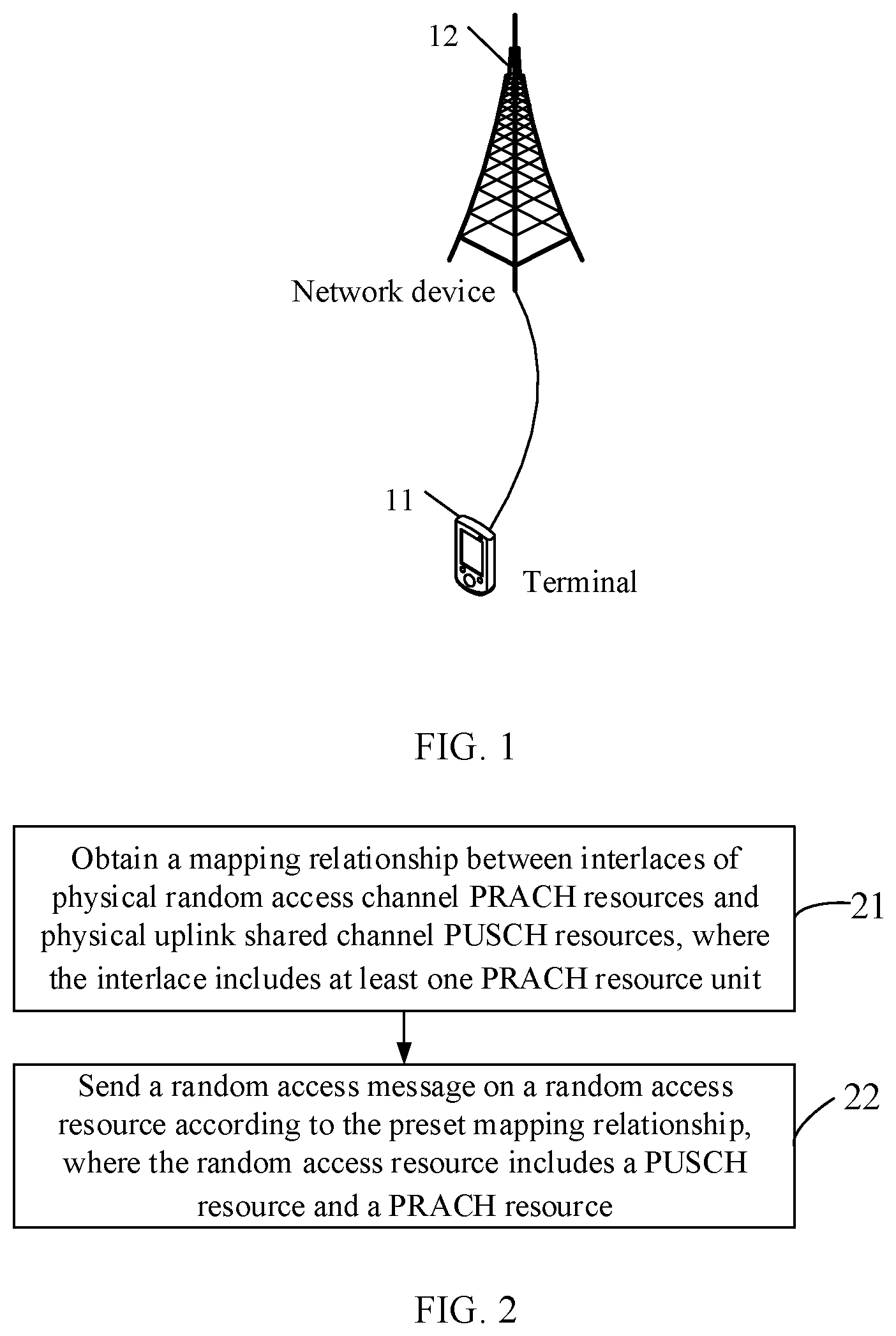 Patent US12108462 Figure 1 – Information transmission method for random access procedure and terminal