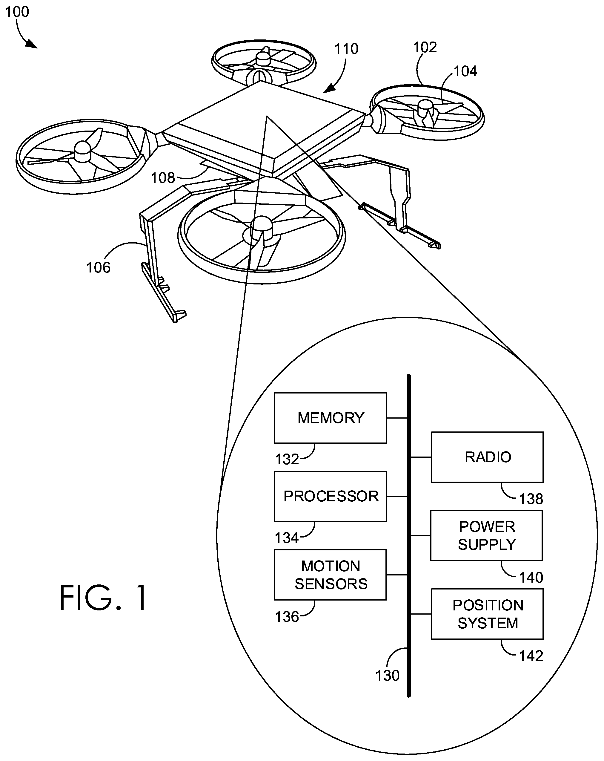 Patent US12108468 Figure 1 – Cell selection management for airborne mobile stations