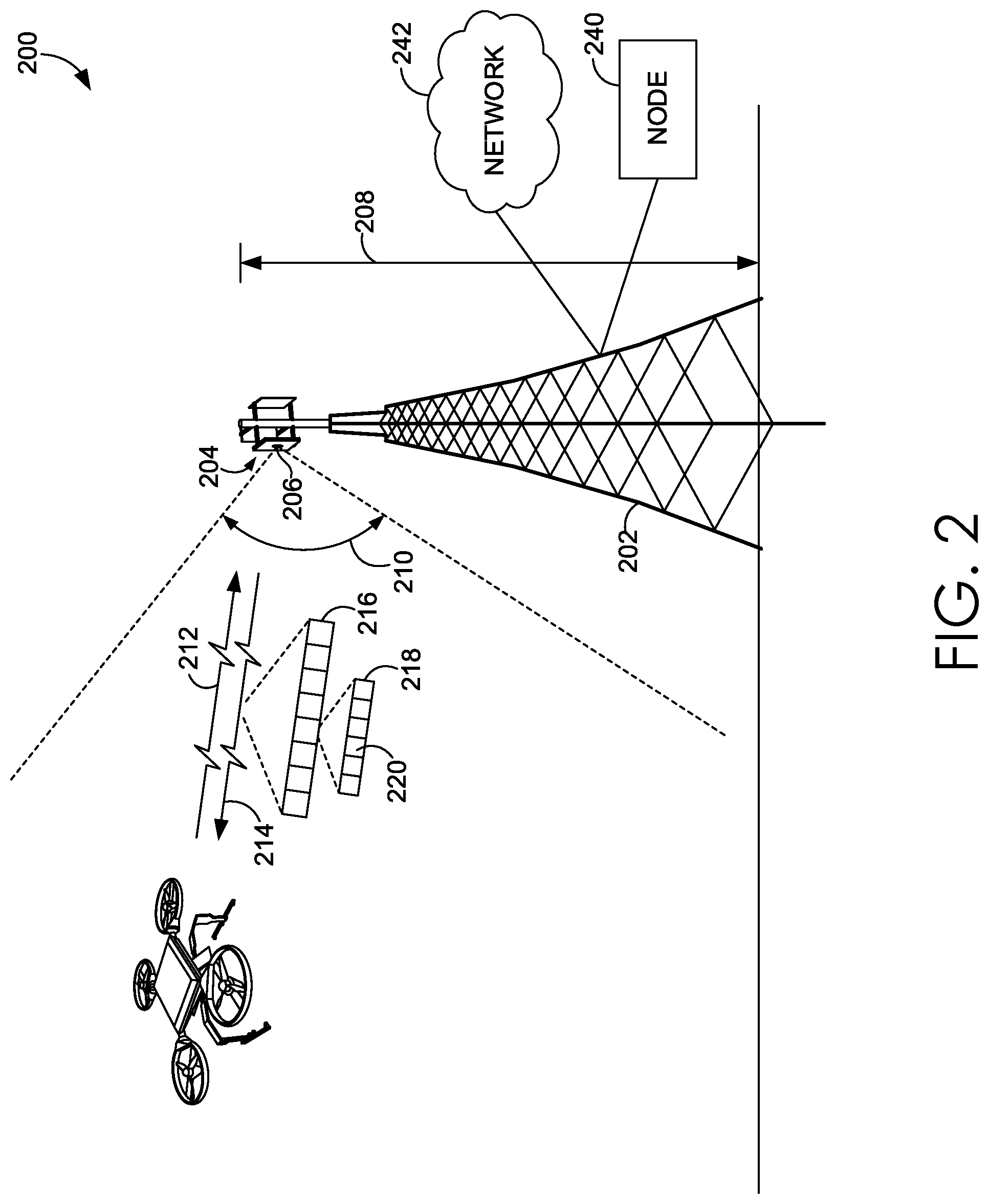 Patent US12108468 Figure 2 – Cell selection management for airborne mobile stations
