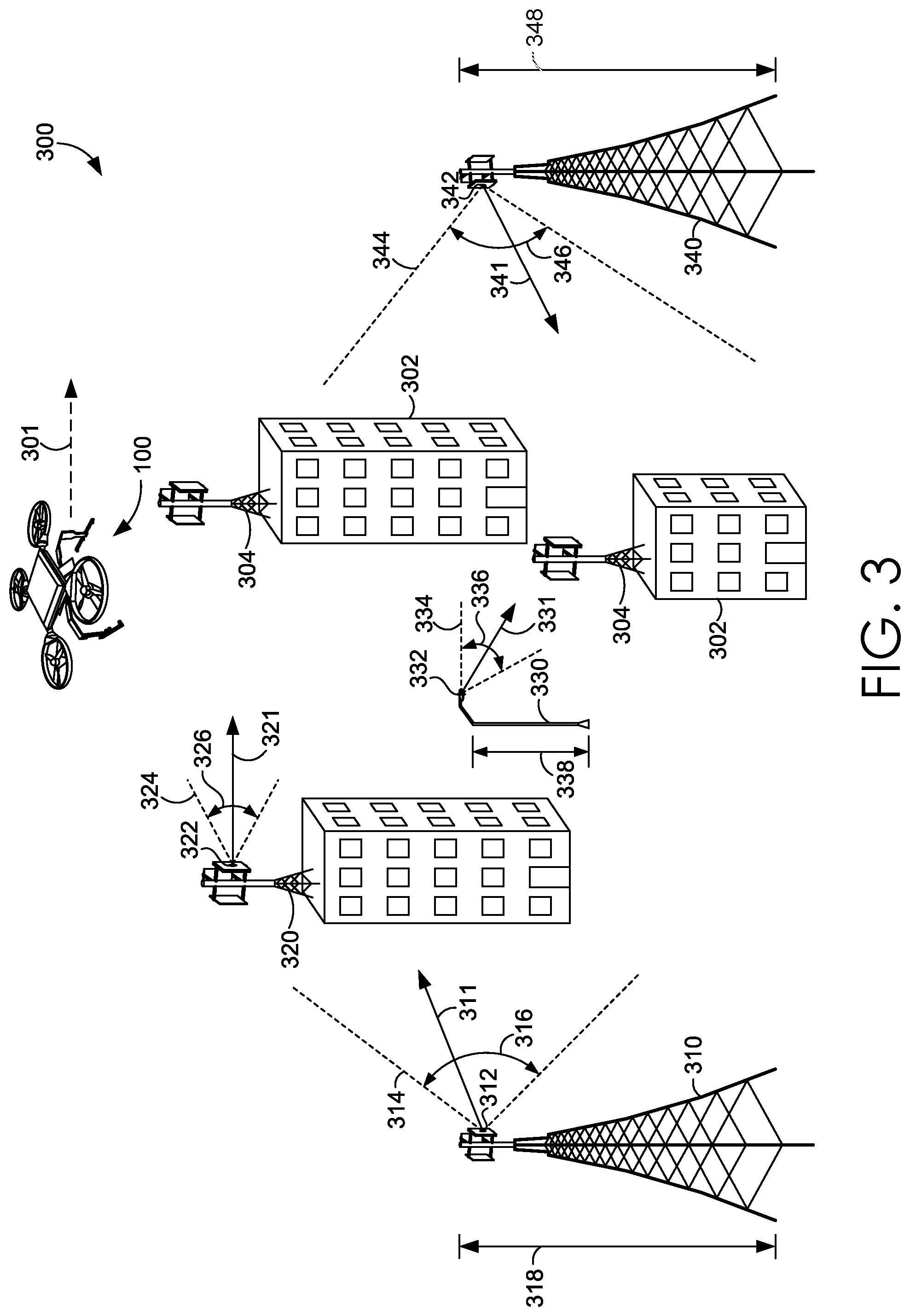 Patent US12108468 Figure 3 – Cell selection management for airborne mobile stations