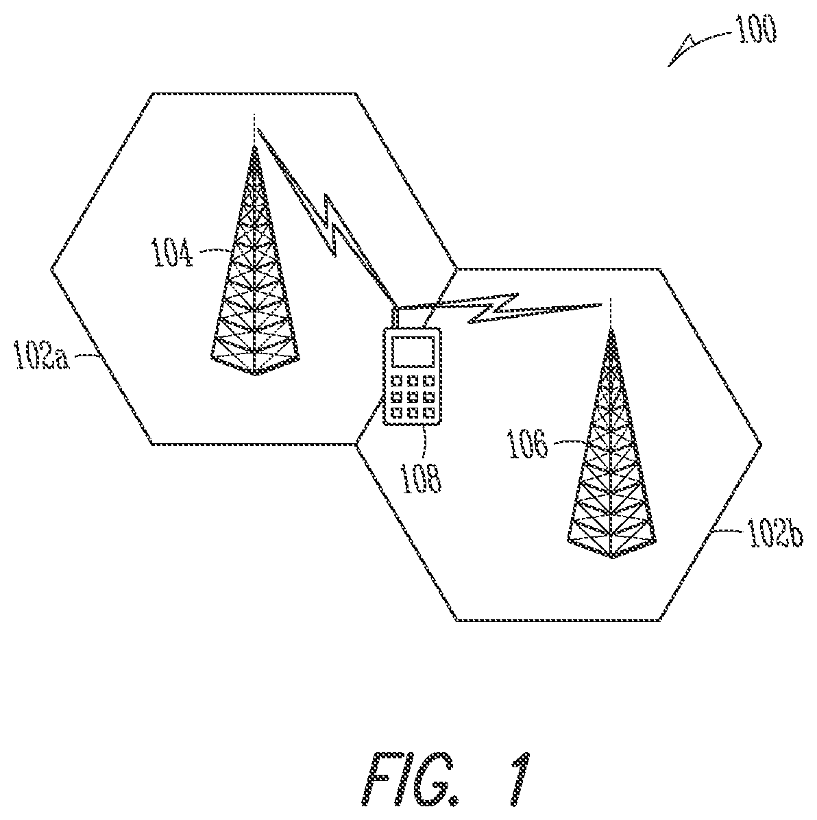 Patent US12108483 — Discontinuous reception alignment in dual connectivity networks — Figure 1