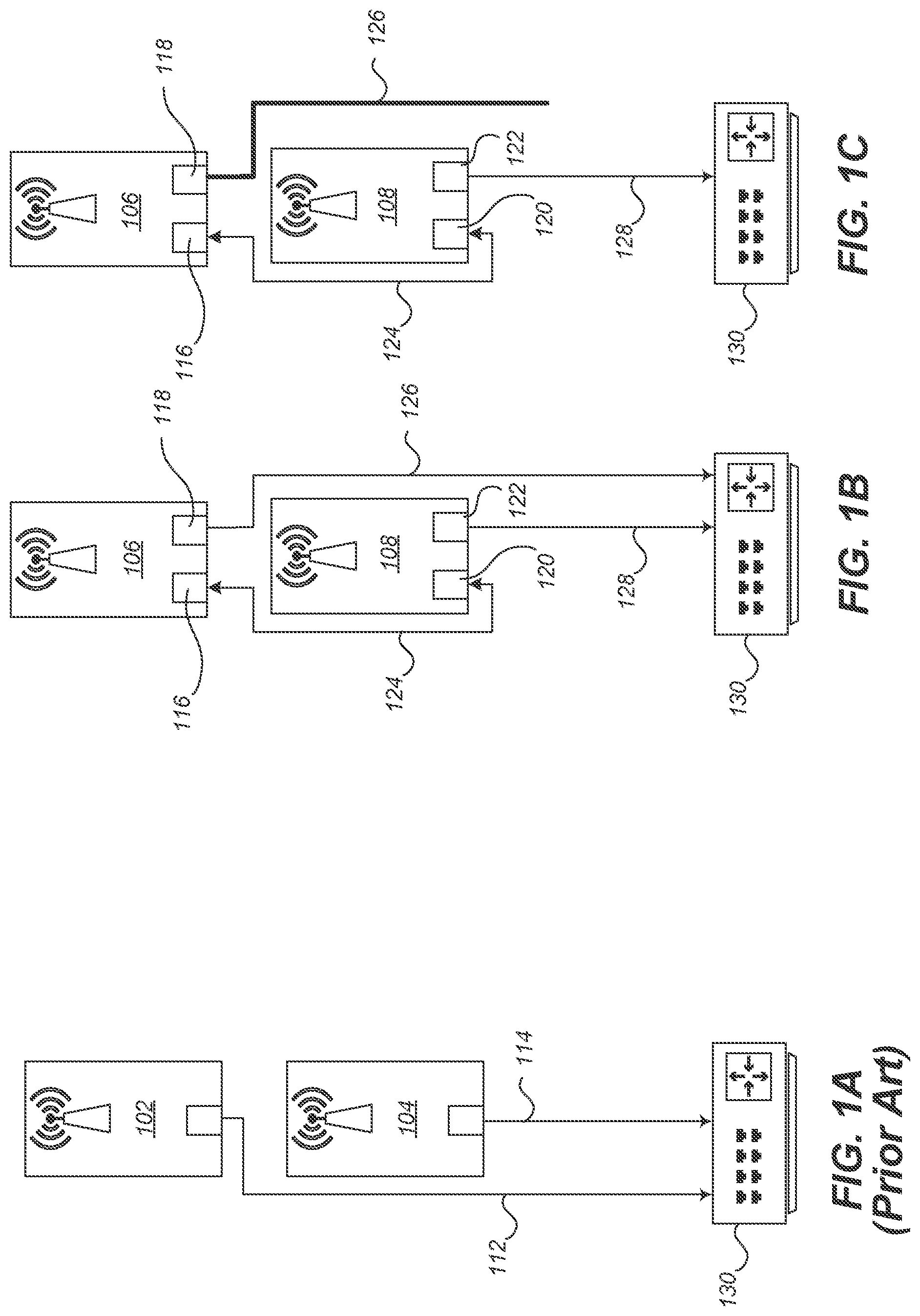 Patent US12108492 Figure 1 – Systems and methods for radio unit backup connections