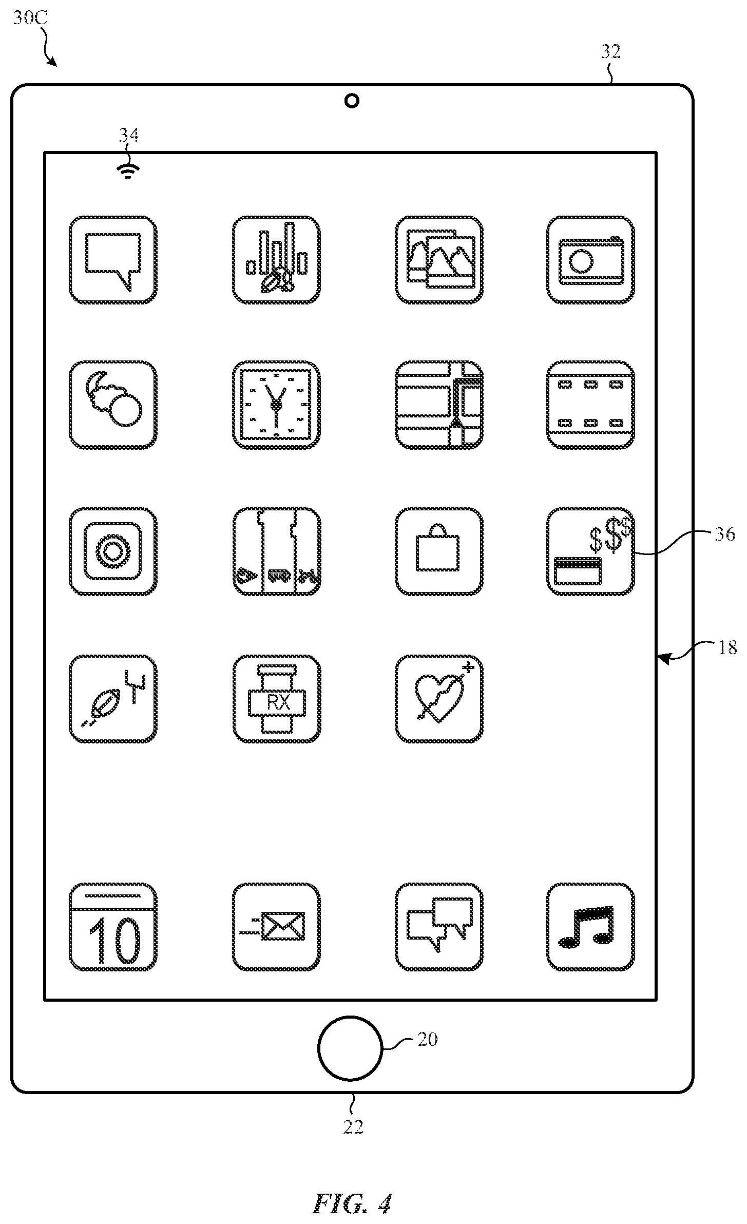 Patent US12108496 Figure 3 – RF radiohead with optical interconnection to baseband processor