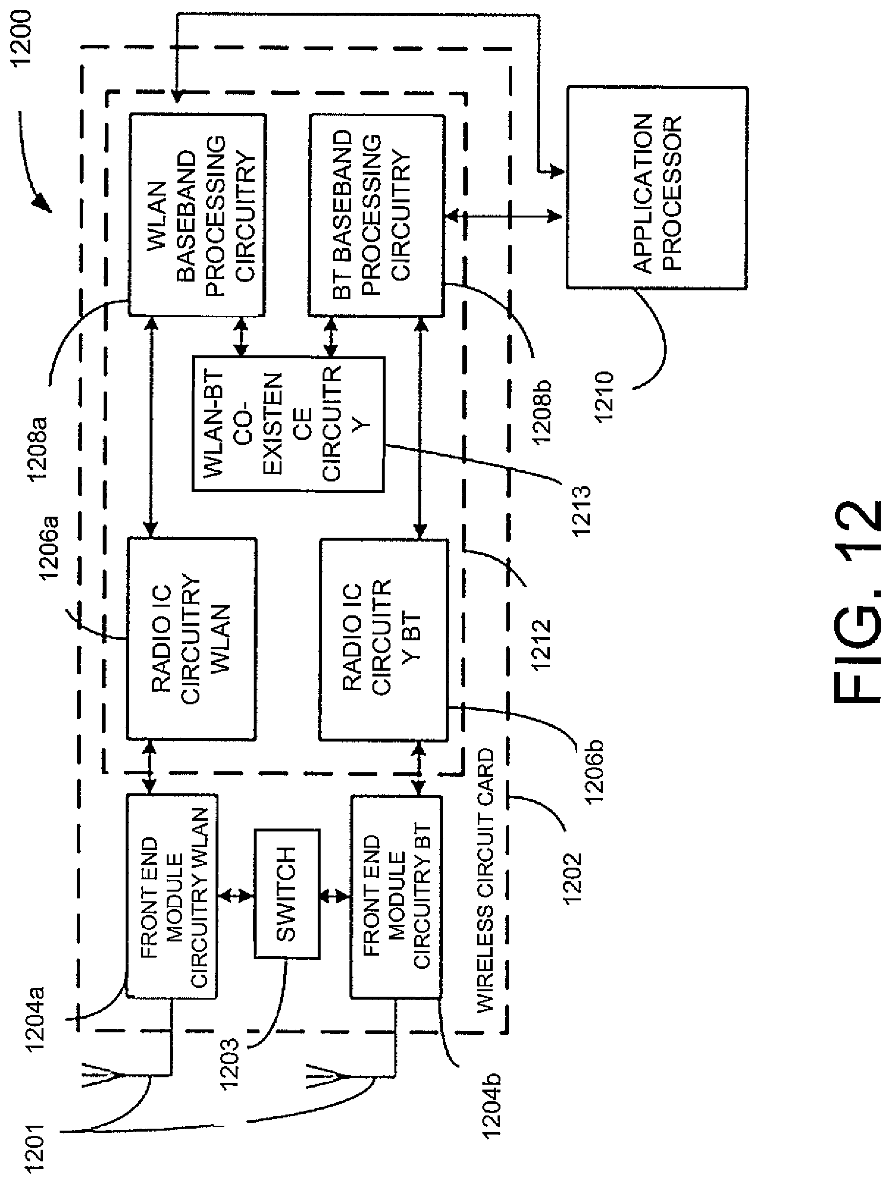Patent US12108497 Figure 12 – Access point (AP) coordinated peer-to-peer (P2P) communications in wireless fidelity (Wi-Fi) network