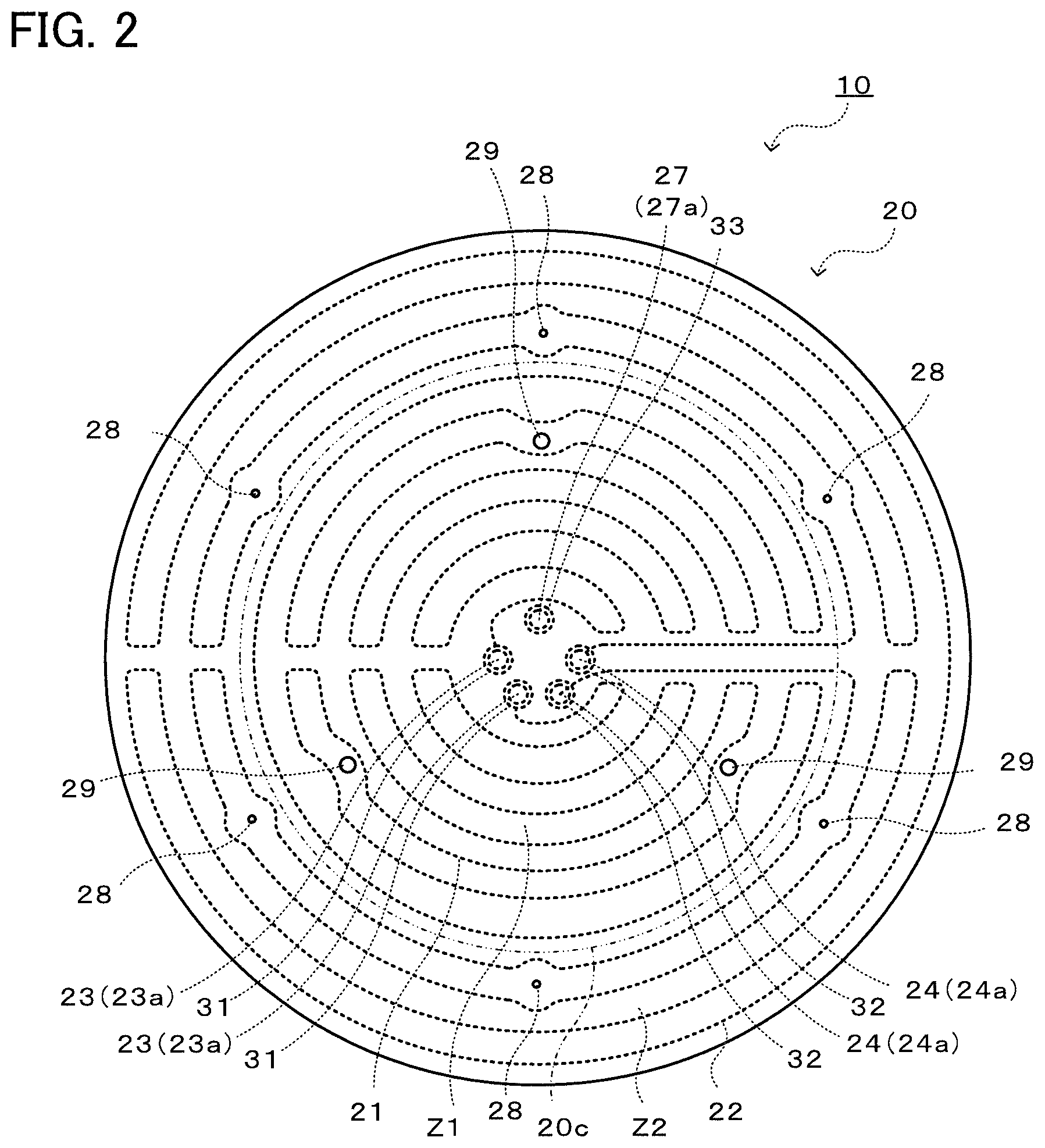 Patent US12108498 Figure 2 – Wafer placement table