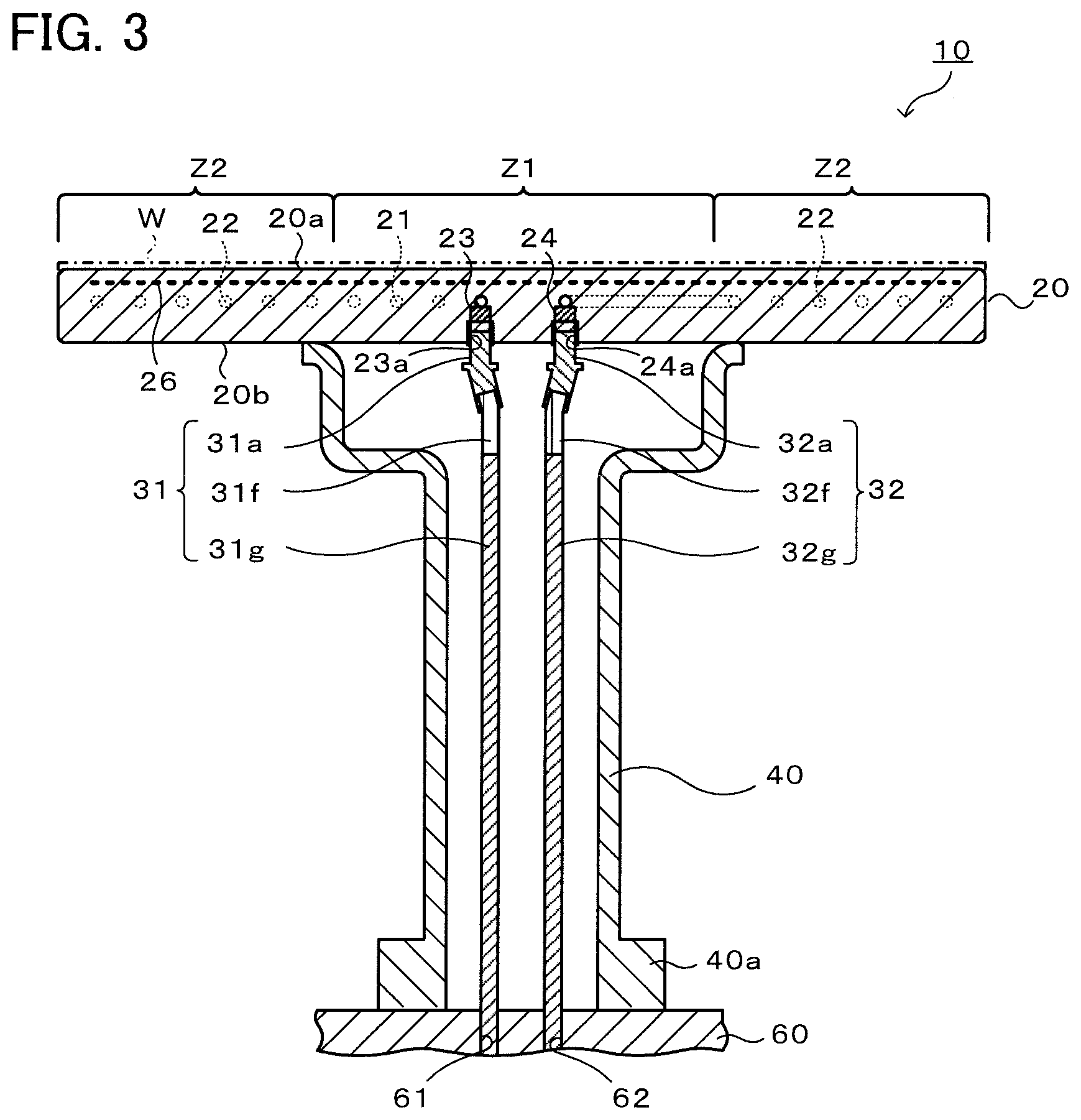 Patent US12108498 Figure 3 – Wafer placement table