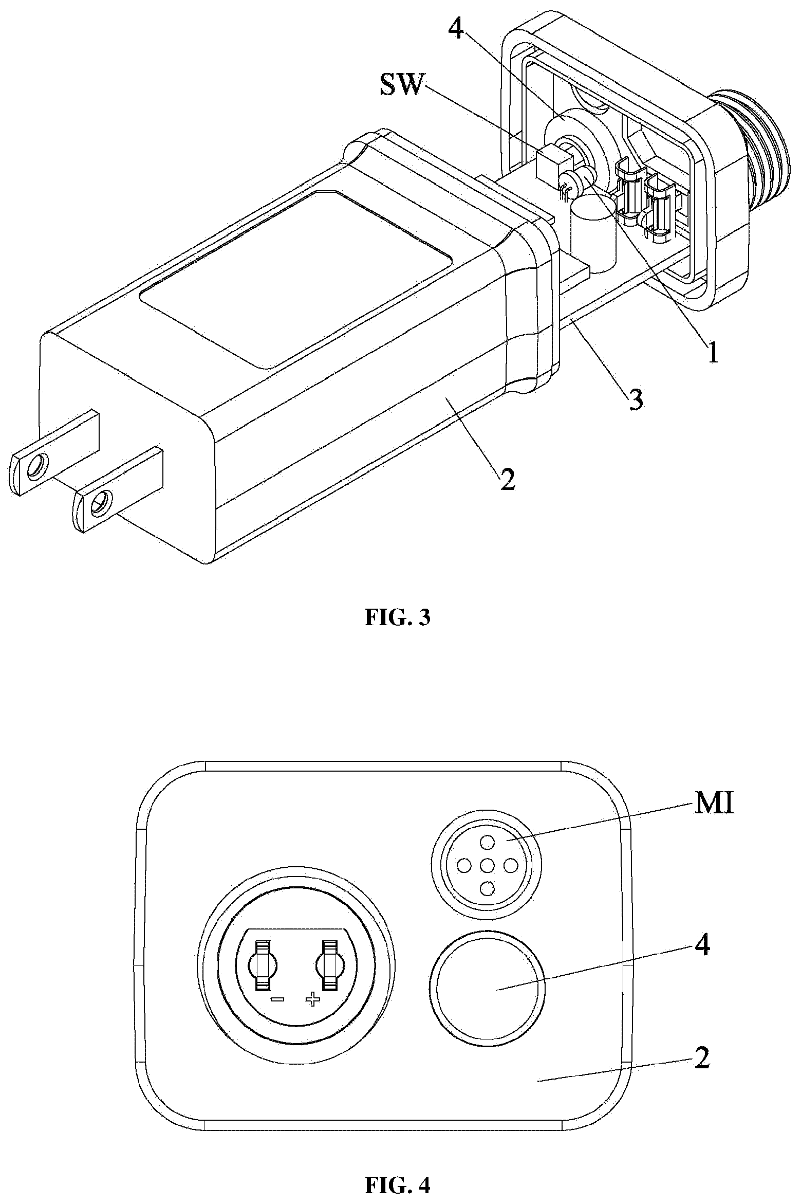 Patent US12108505 Figure 3 – Work mode indicator and power converter for lamp
