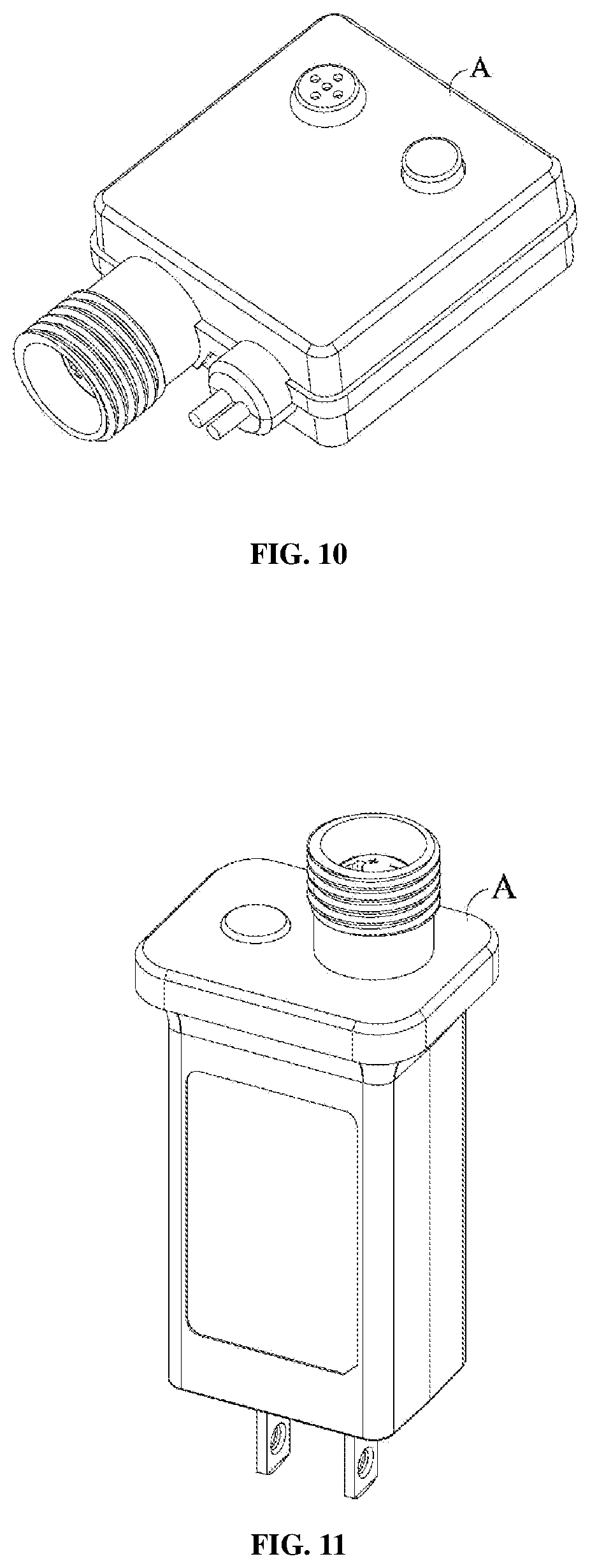 Patent US12108505 Figure 7 – Work mode indicator and power converter for lamp