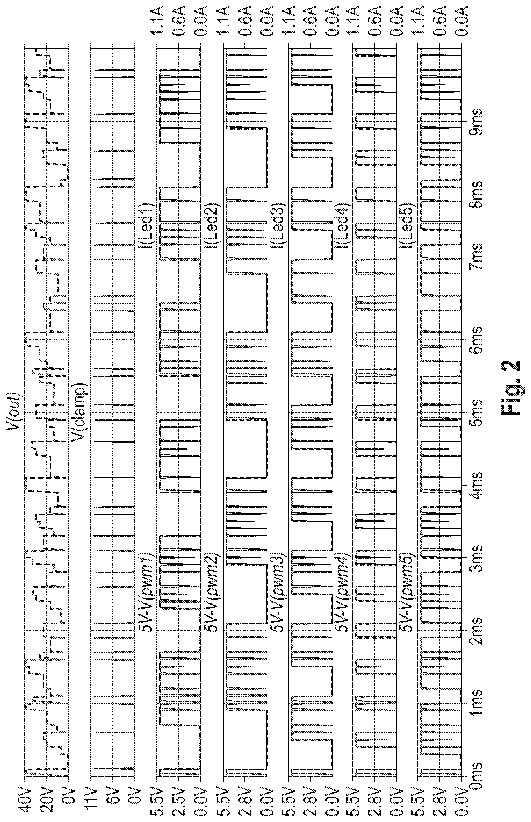 Patent US12108506 Figure 2 – Circuit arrangement for an LED matrix light