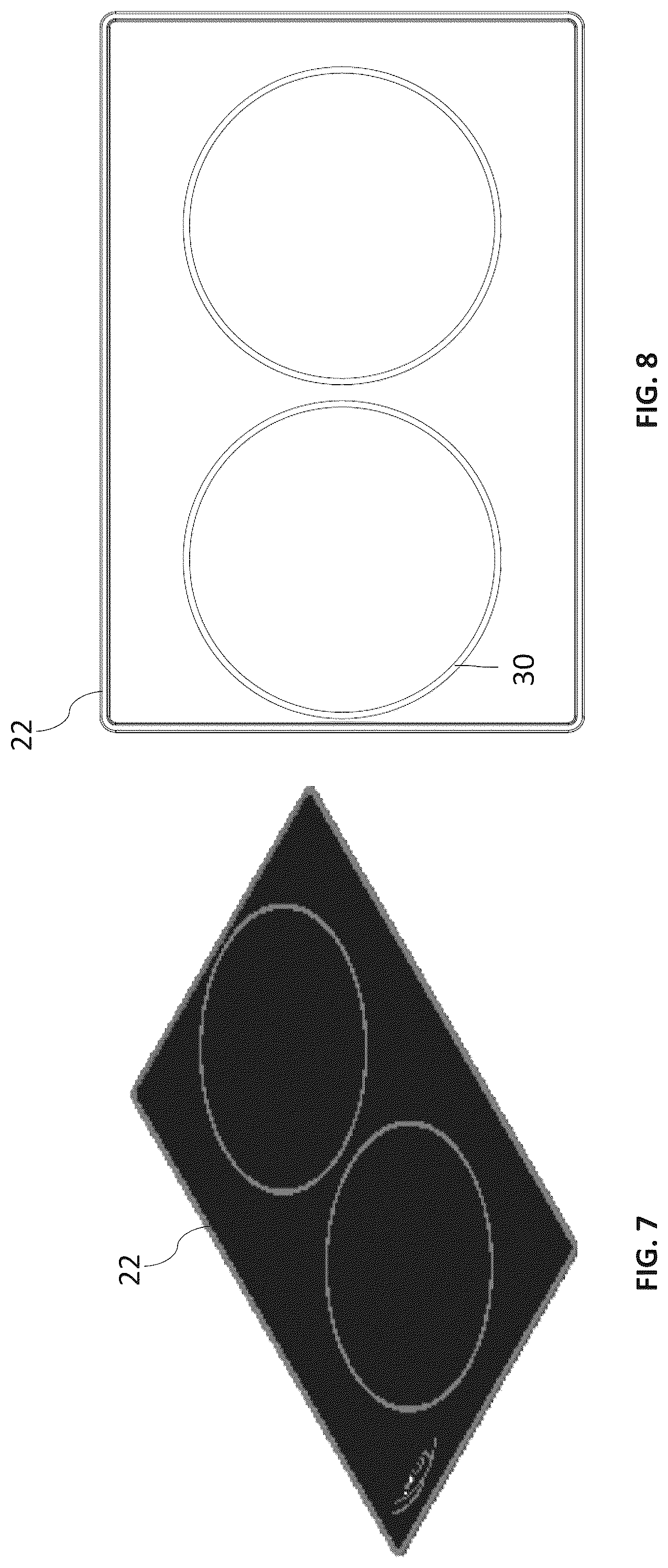 Patent US12108512 Figure 4 – Cooktop mat with control window