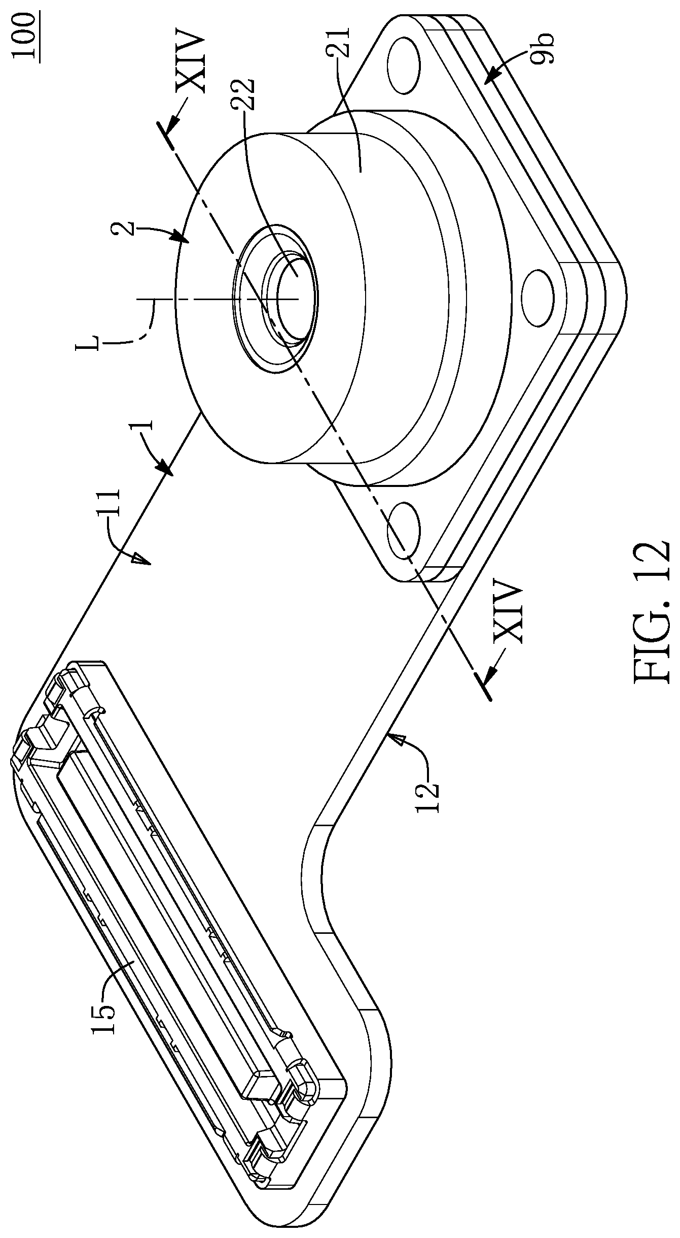 Patent US12108517 Figure 12 – Sensor lens assembly having non-soldering configuration