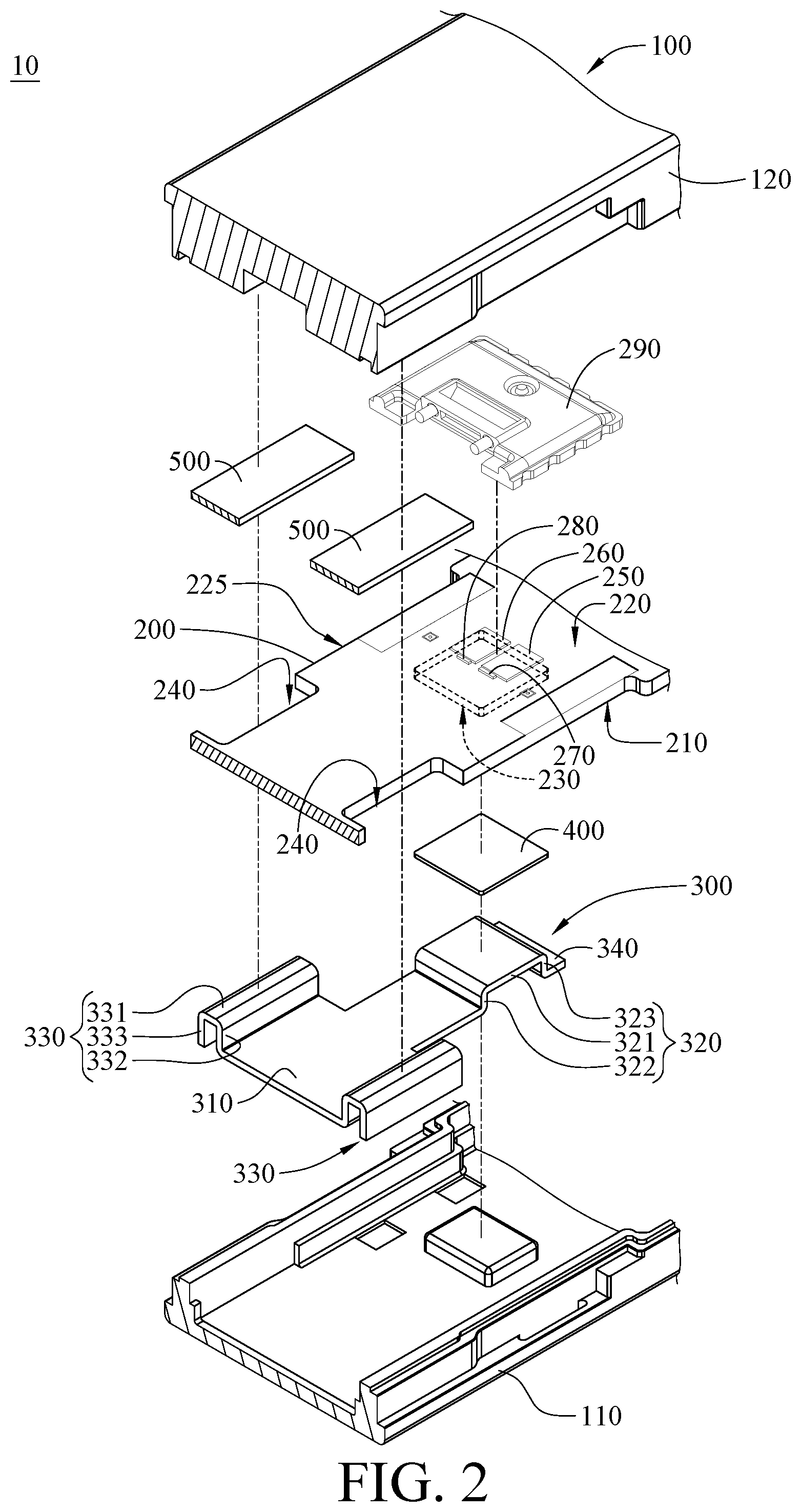 Patent US12108518 Figure 2 – Heat dissipation design for optical transceiver