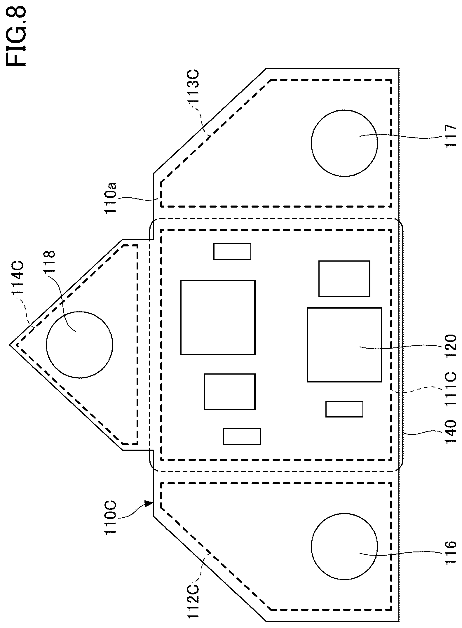 Patent US12108520 Figure 8 – Circuit board and circuit module