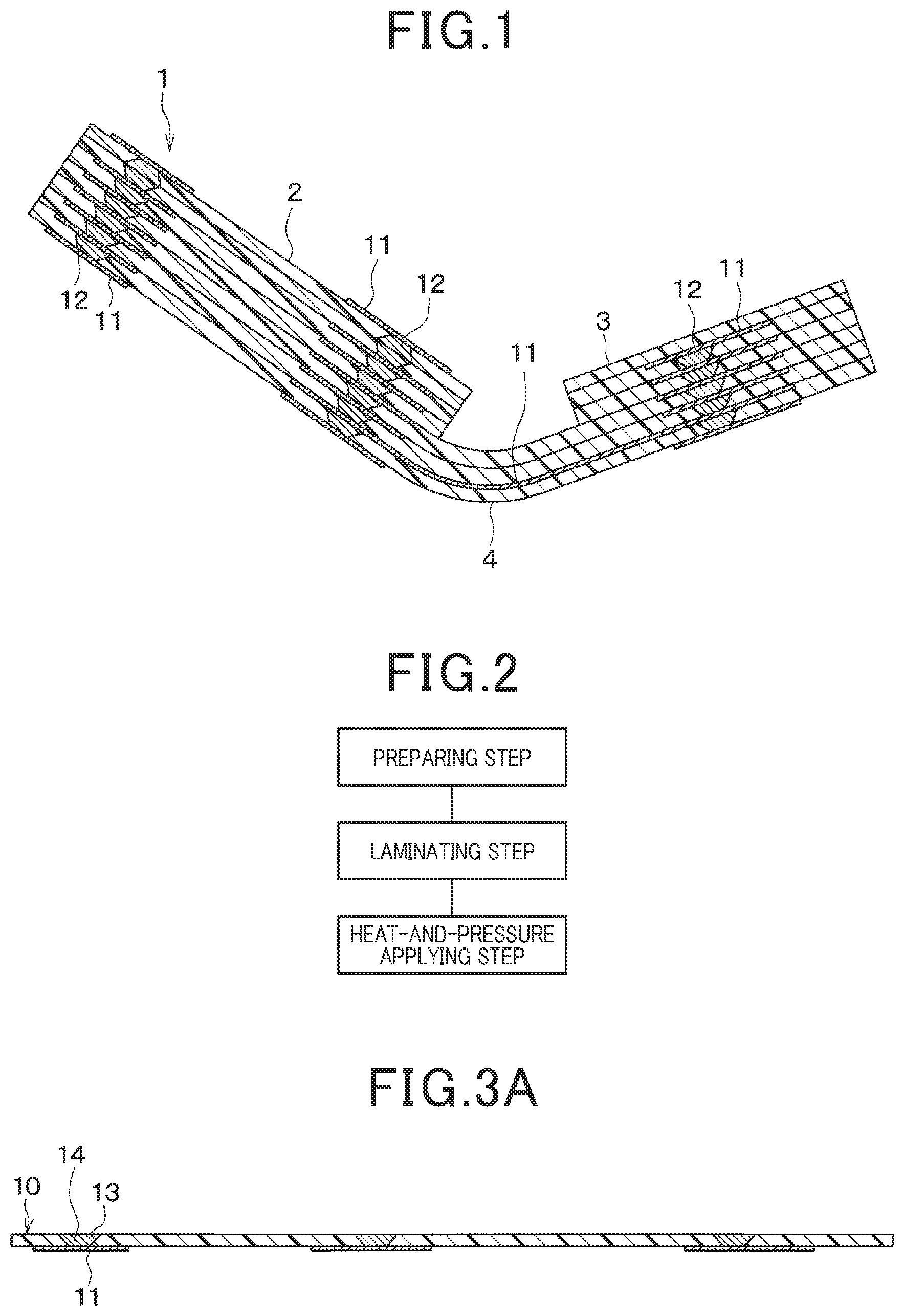 Patent US12108524 Figure 1 – Bent laminated printed circuit board