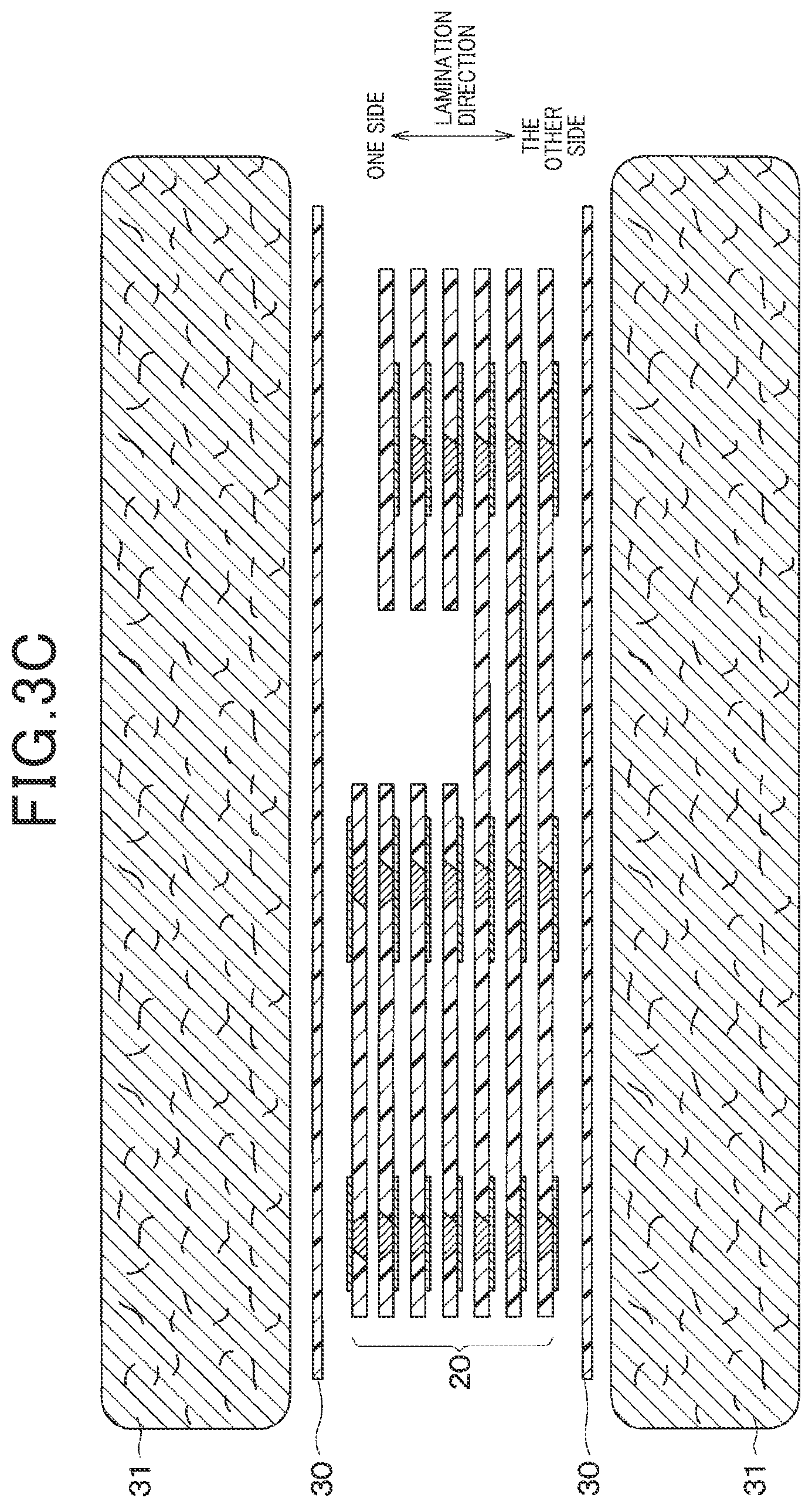 Patent US12108524 Figure 3 – Bent laminated printed circuit board